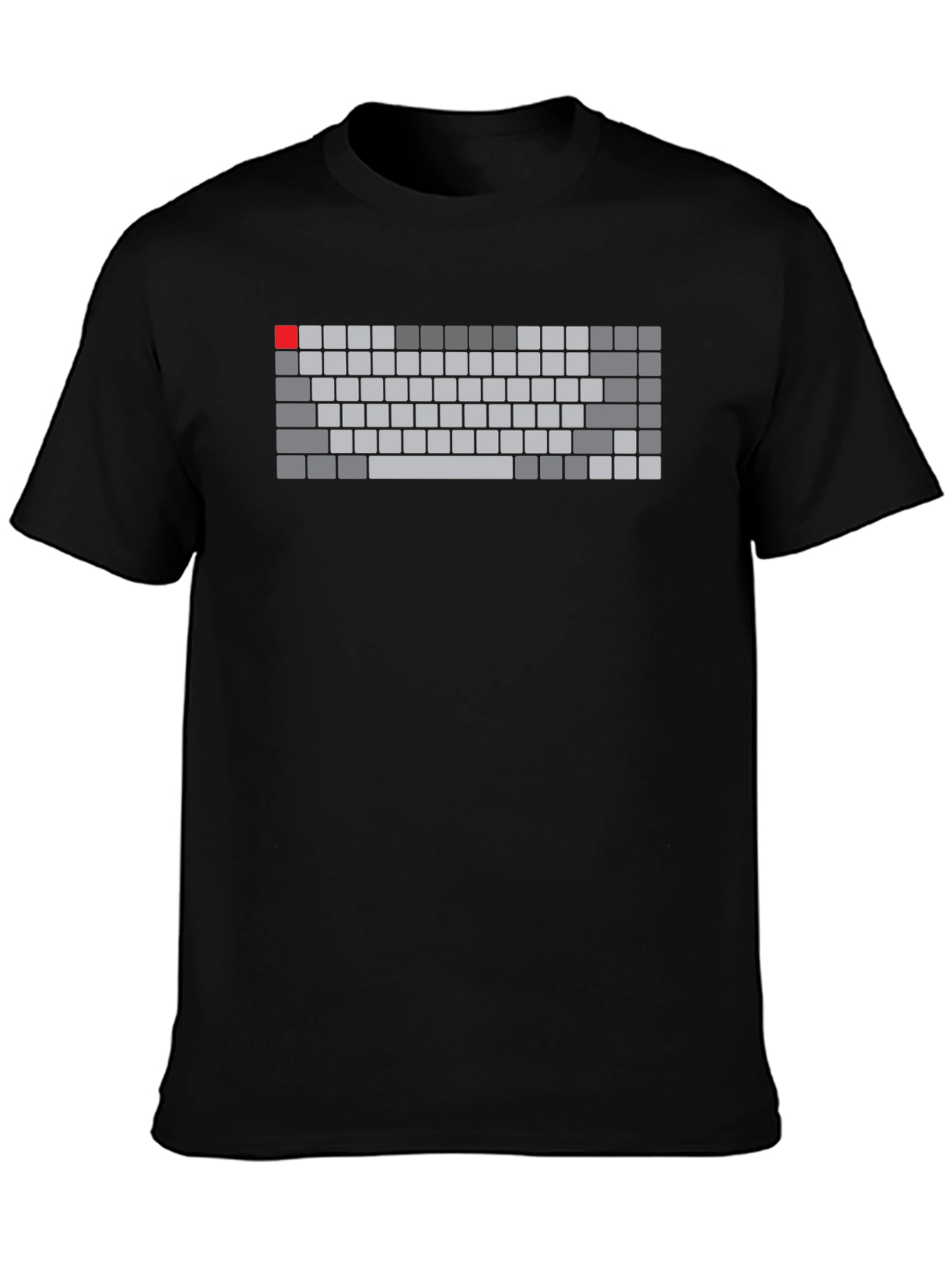 Keyboard Graphic Tee - Gamer Style Shirt