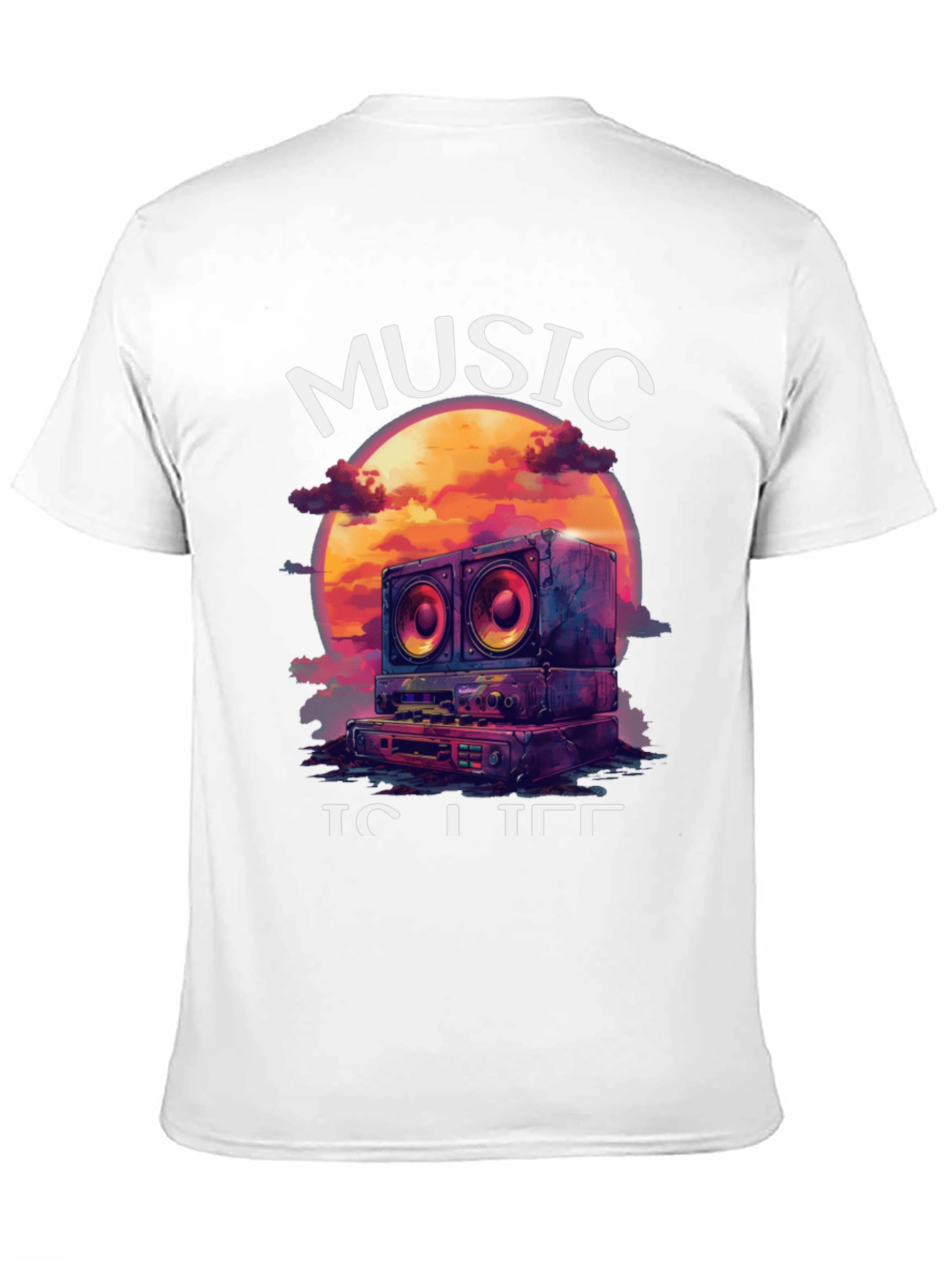 Music is Life Graphic Tee
