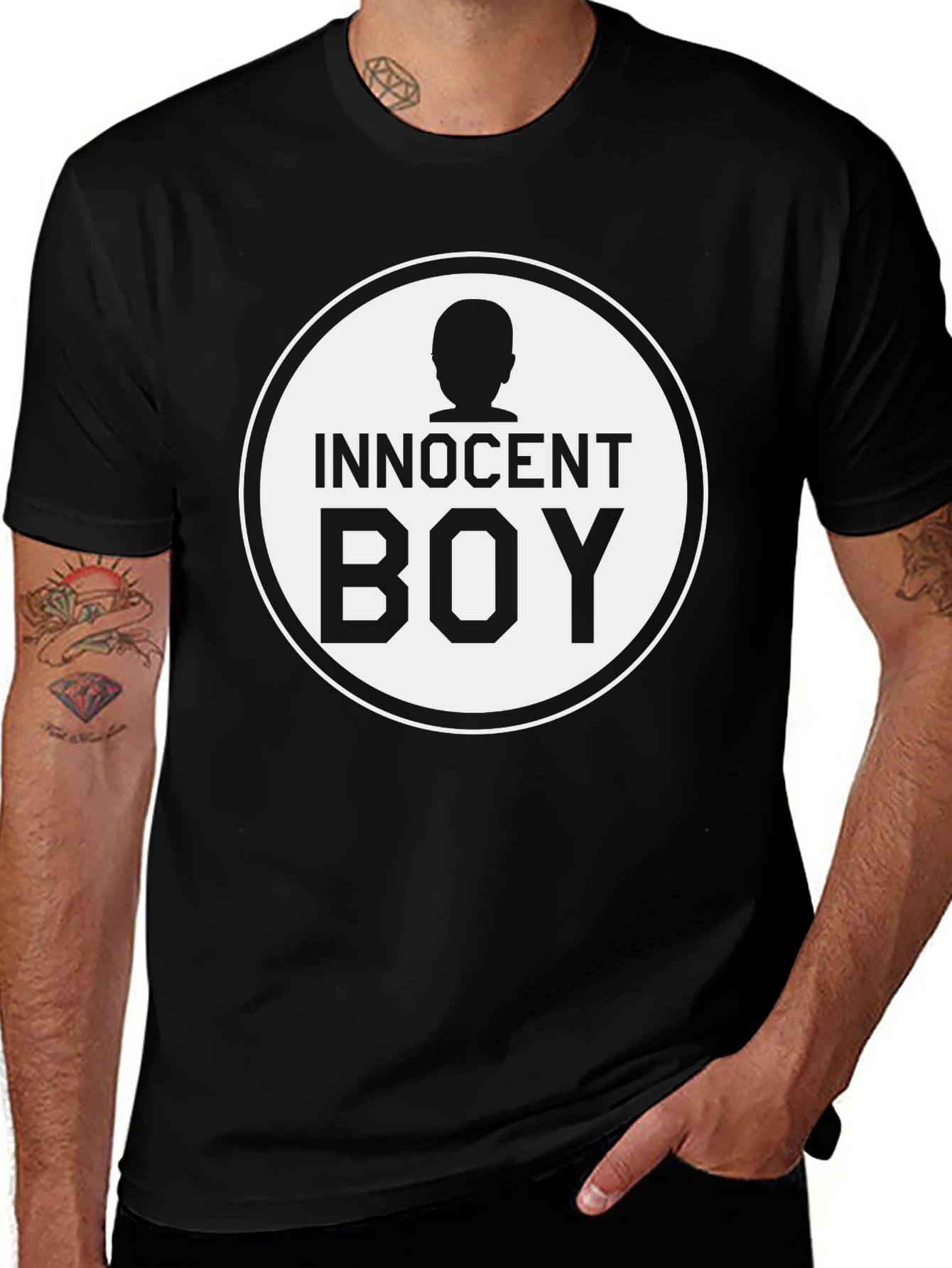Innocent Boy Graphic Print Crew Neck T-Shirt