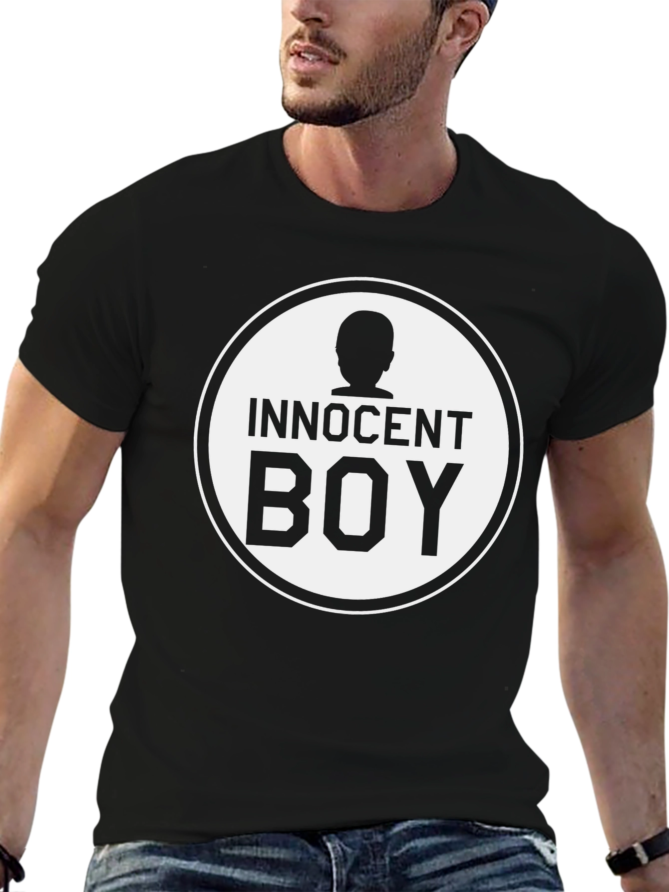 Innocent Boy Graphic Print Crew Neck T-Shirt
