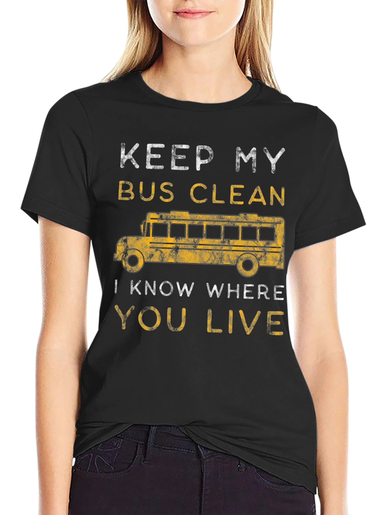 Keep My Bus Clean Graphic Tee