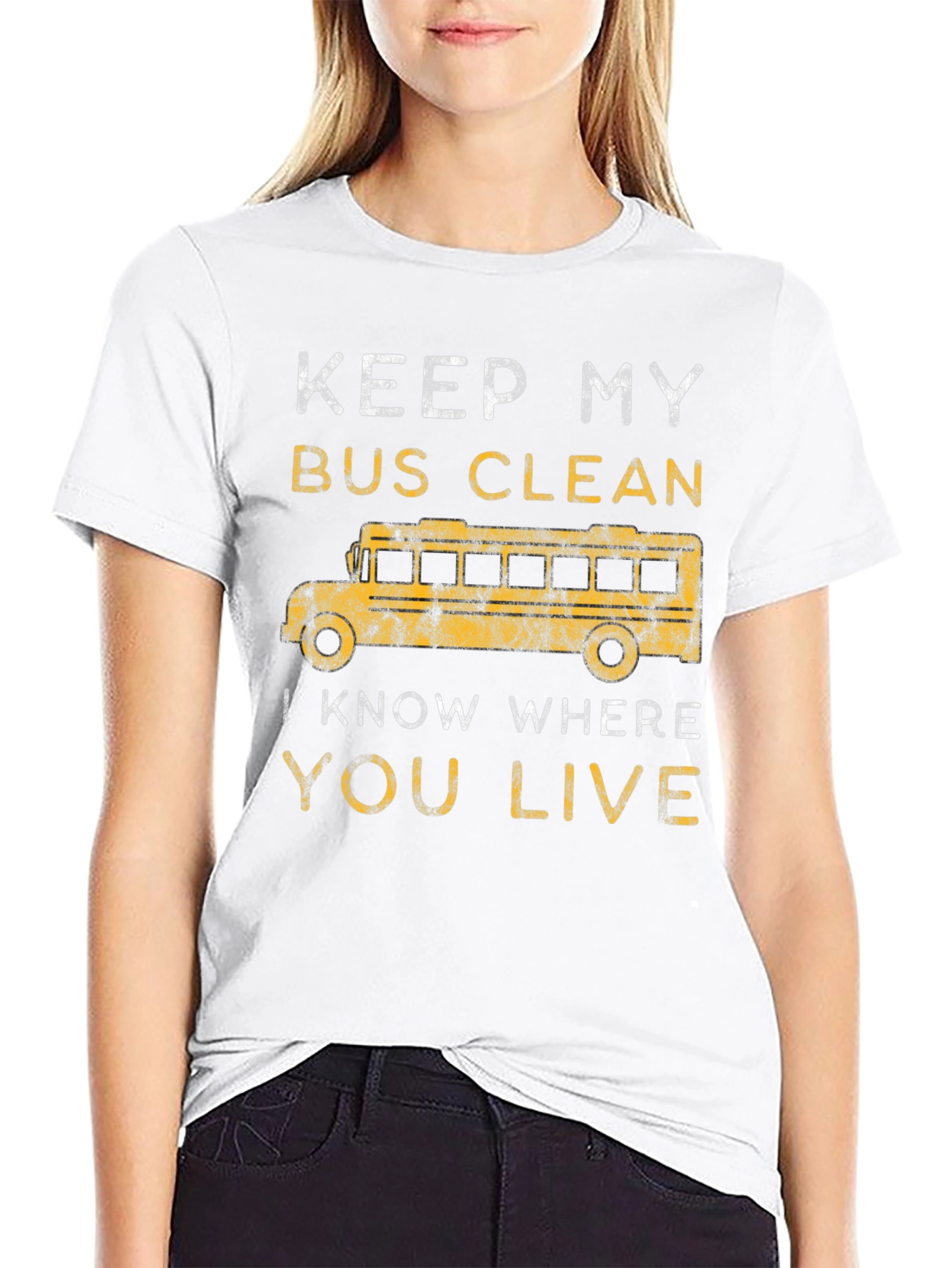 Keep My Bus Clean Graphic Tee