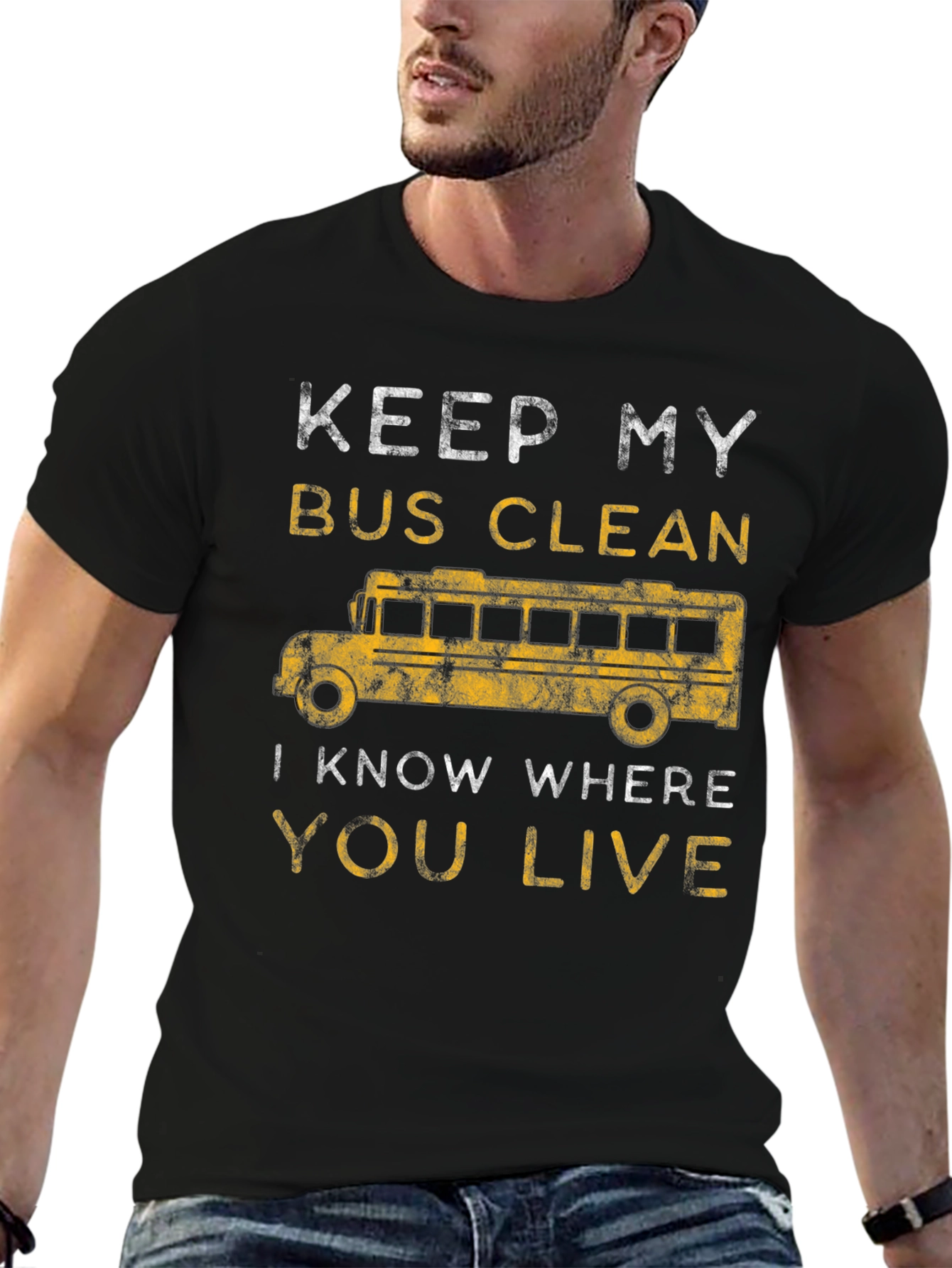 Keep My Bus Clean Graphic Tee