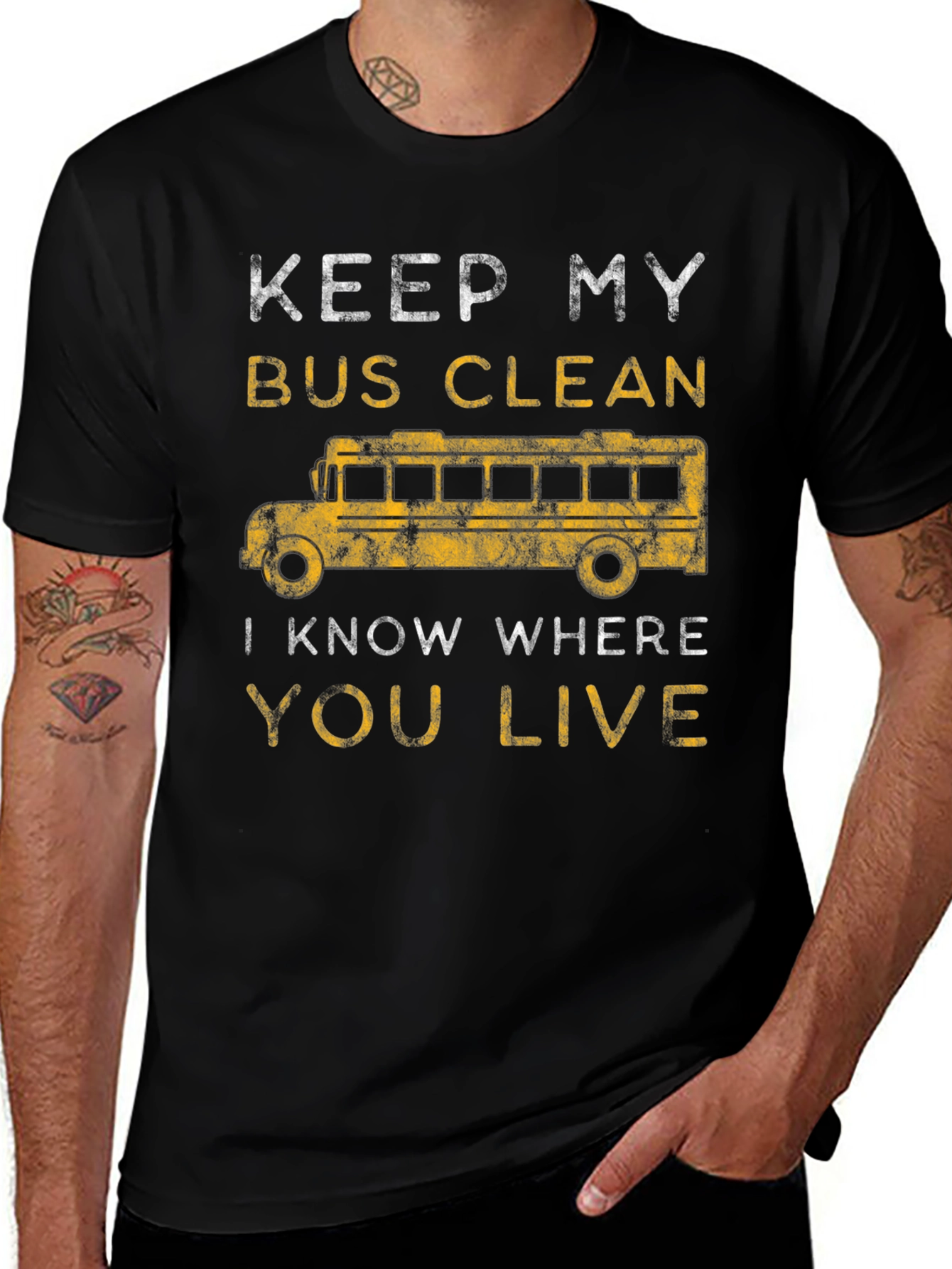 Keep My Bus Clean Graphic Tee