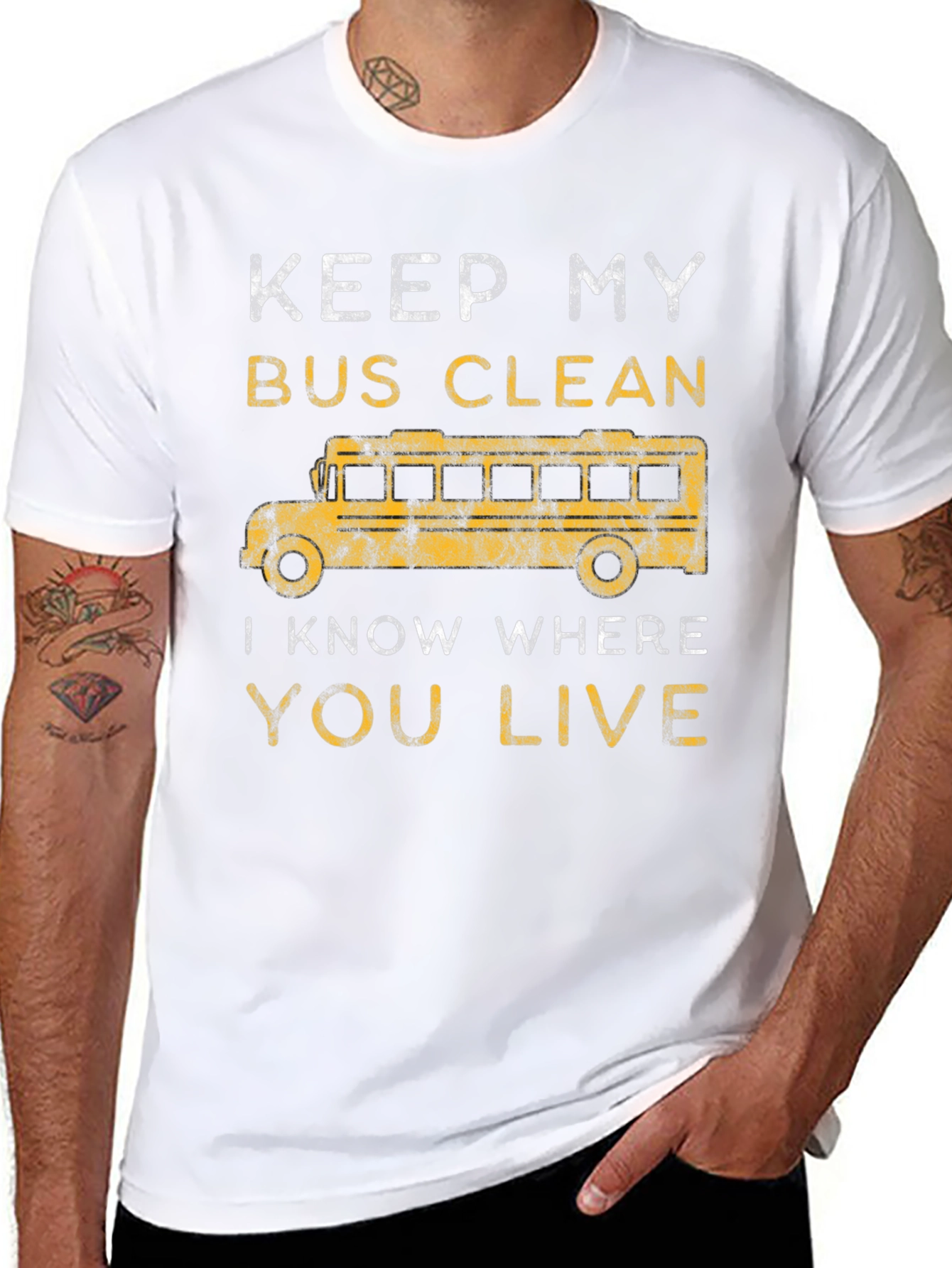 Keep My Bus Clean Graphic Tee