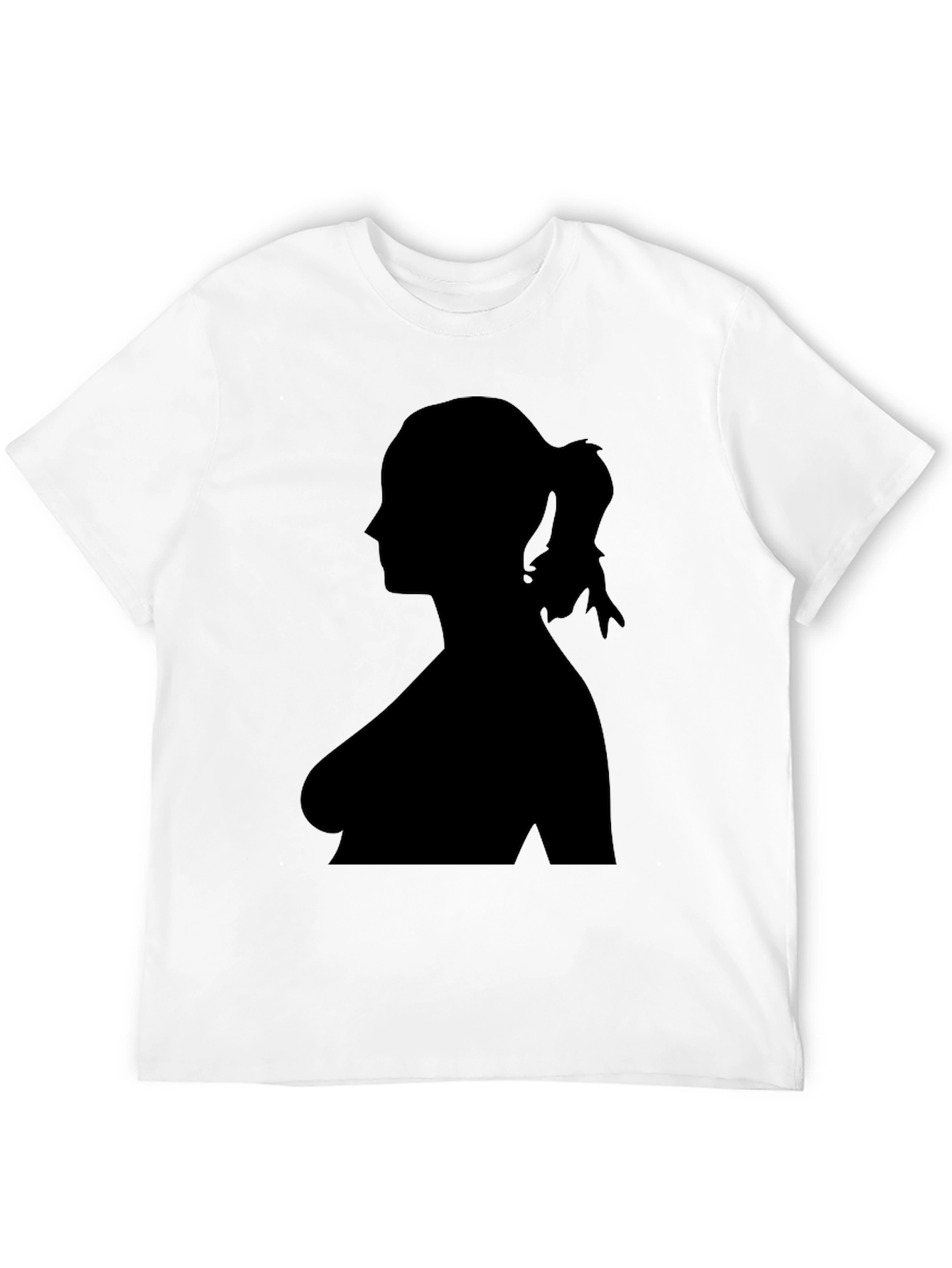 Silhouette Woman Graphic Tee - Classic Black T-Shirt