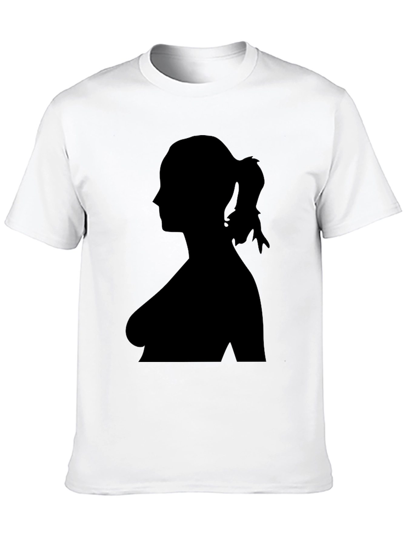 Silhouette Woman Graphic Tee - Classic Black T-Shirt
