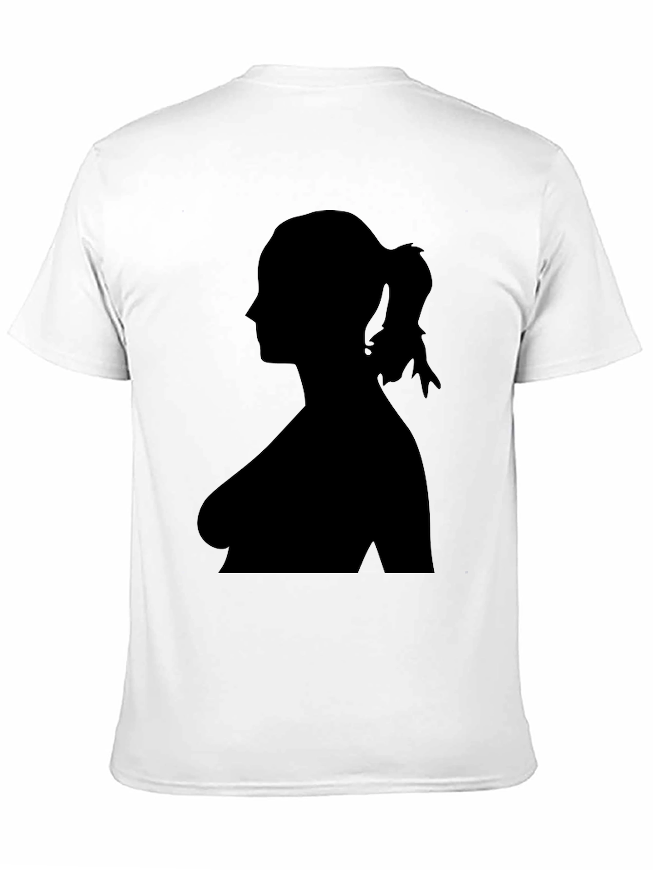 Silhouette Woman Graphic Tee - Classic Black T-Shirt