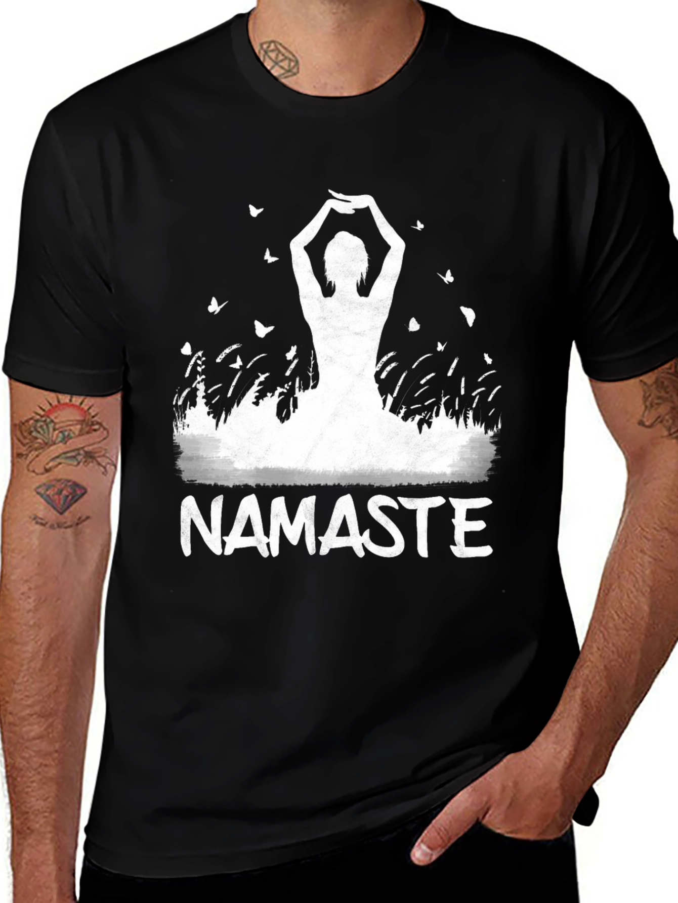 Namaste Yoga Meditation T-Shirt
