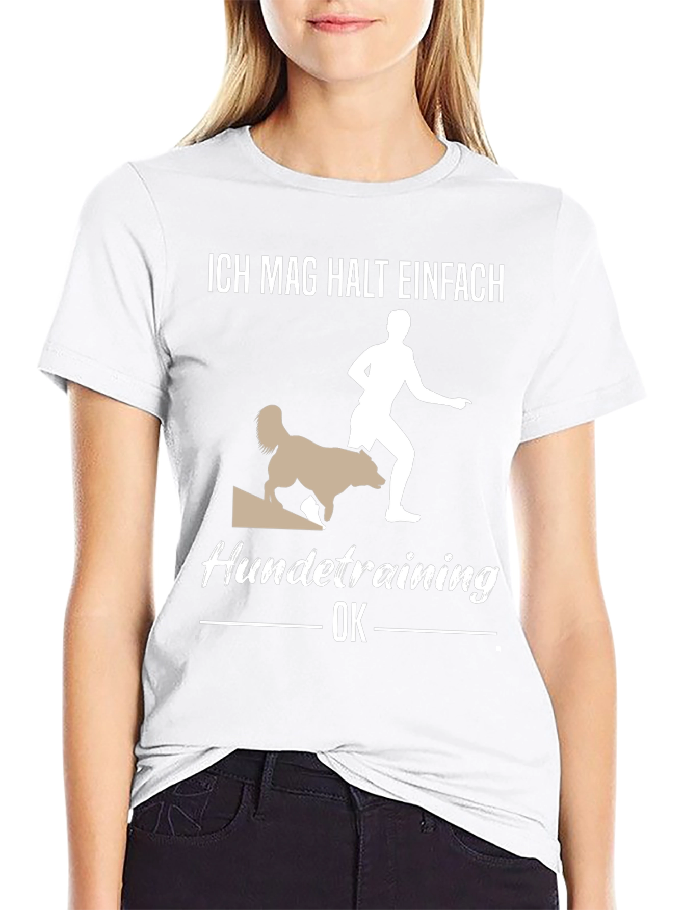 Ich Mag Halt Einfach Hundetraining OK T-Shirt