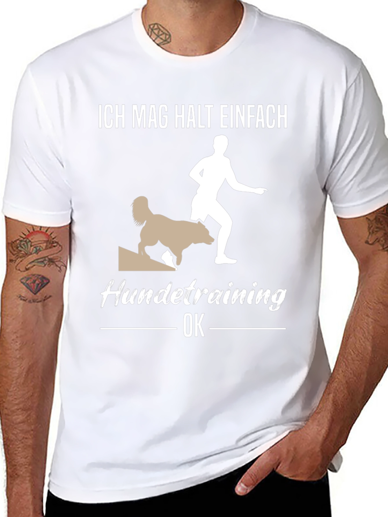 Ich Mag Halt Einfach Hundetraining OK T-Shirt
