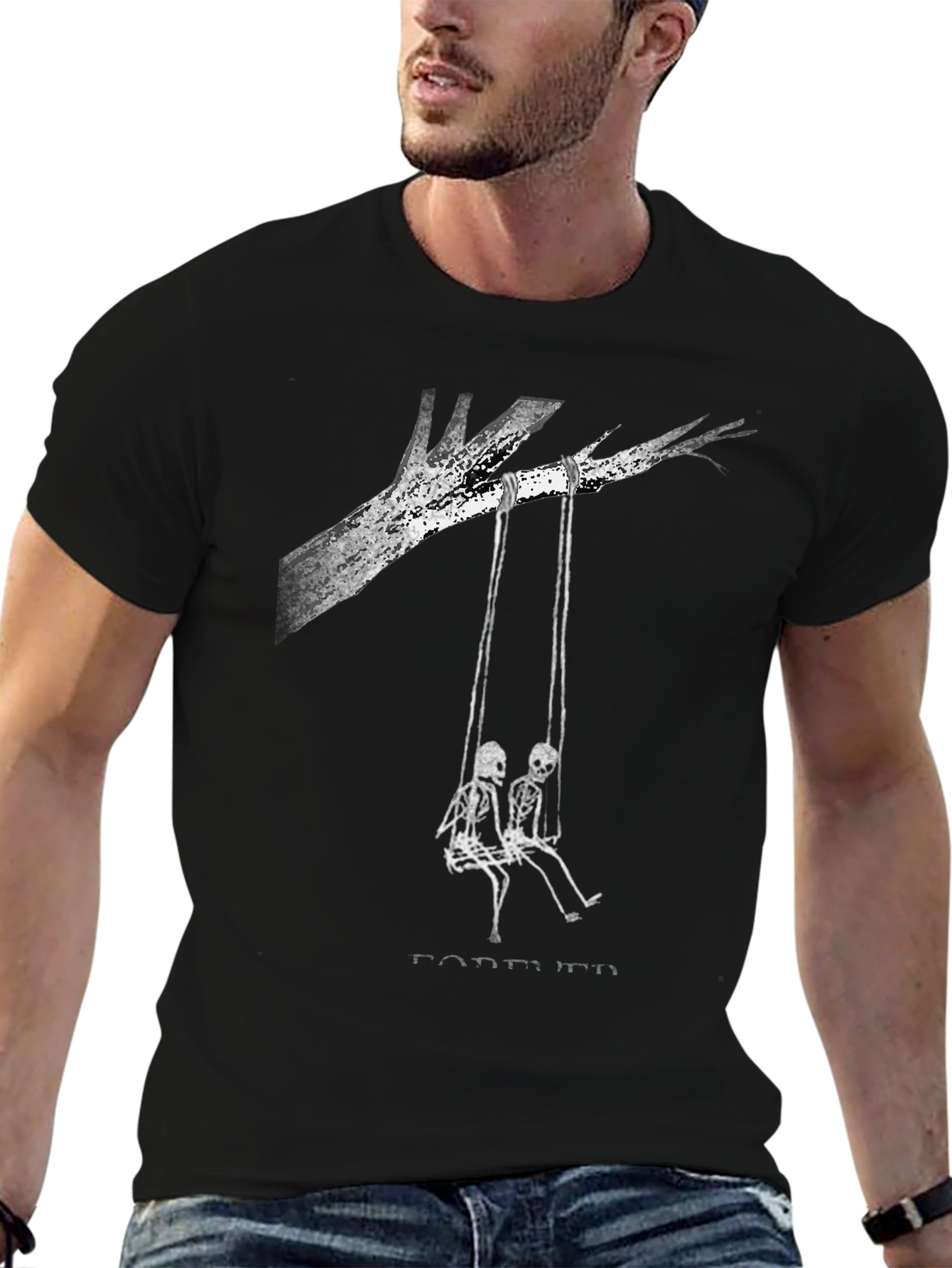 Forever Swing Skeleton Graphic Tee