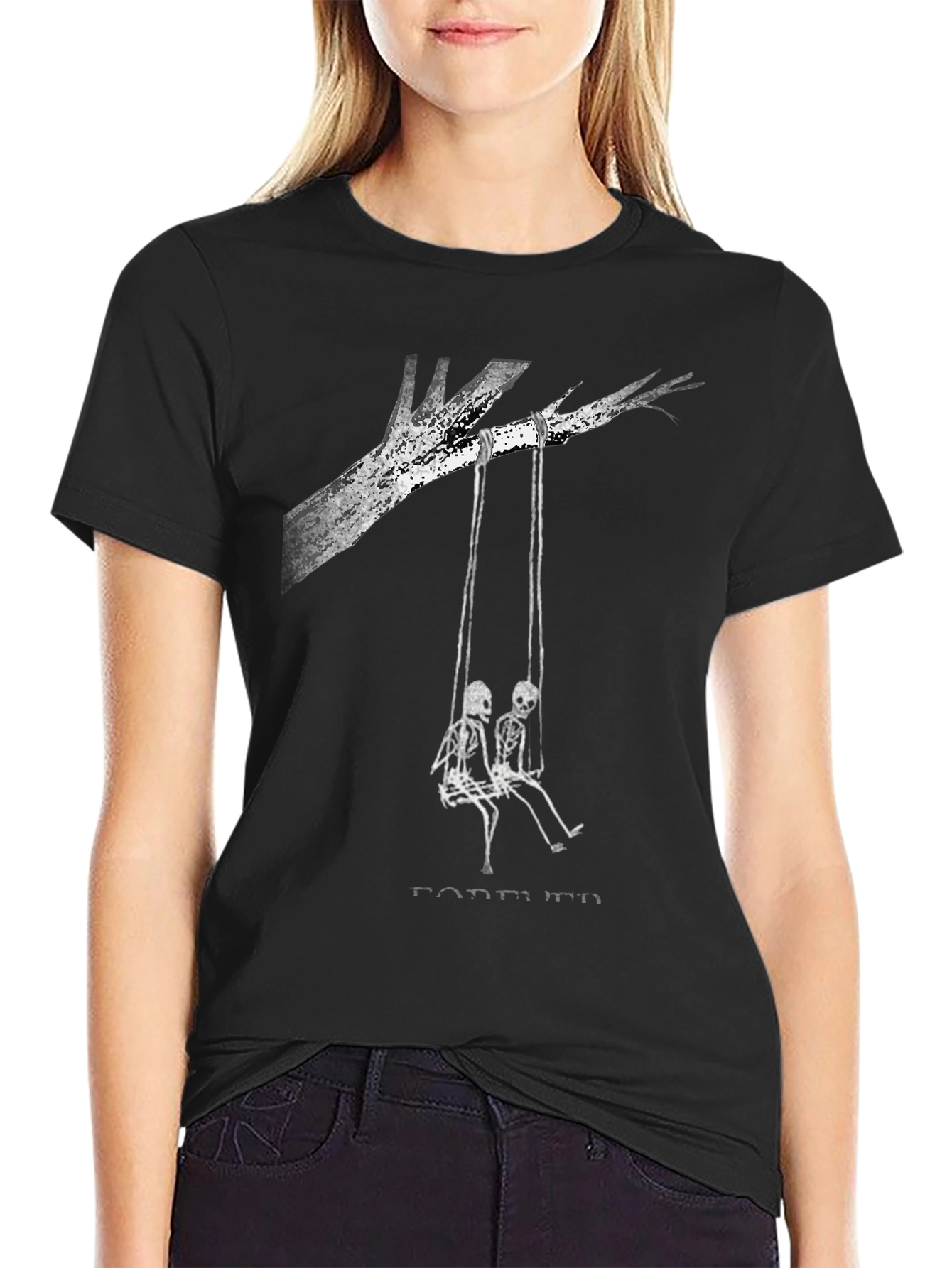 Forever Swing Skeleton Graphic Tee