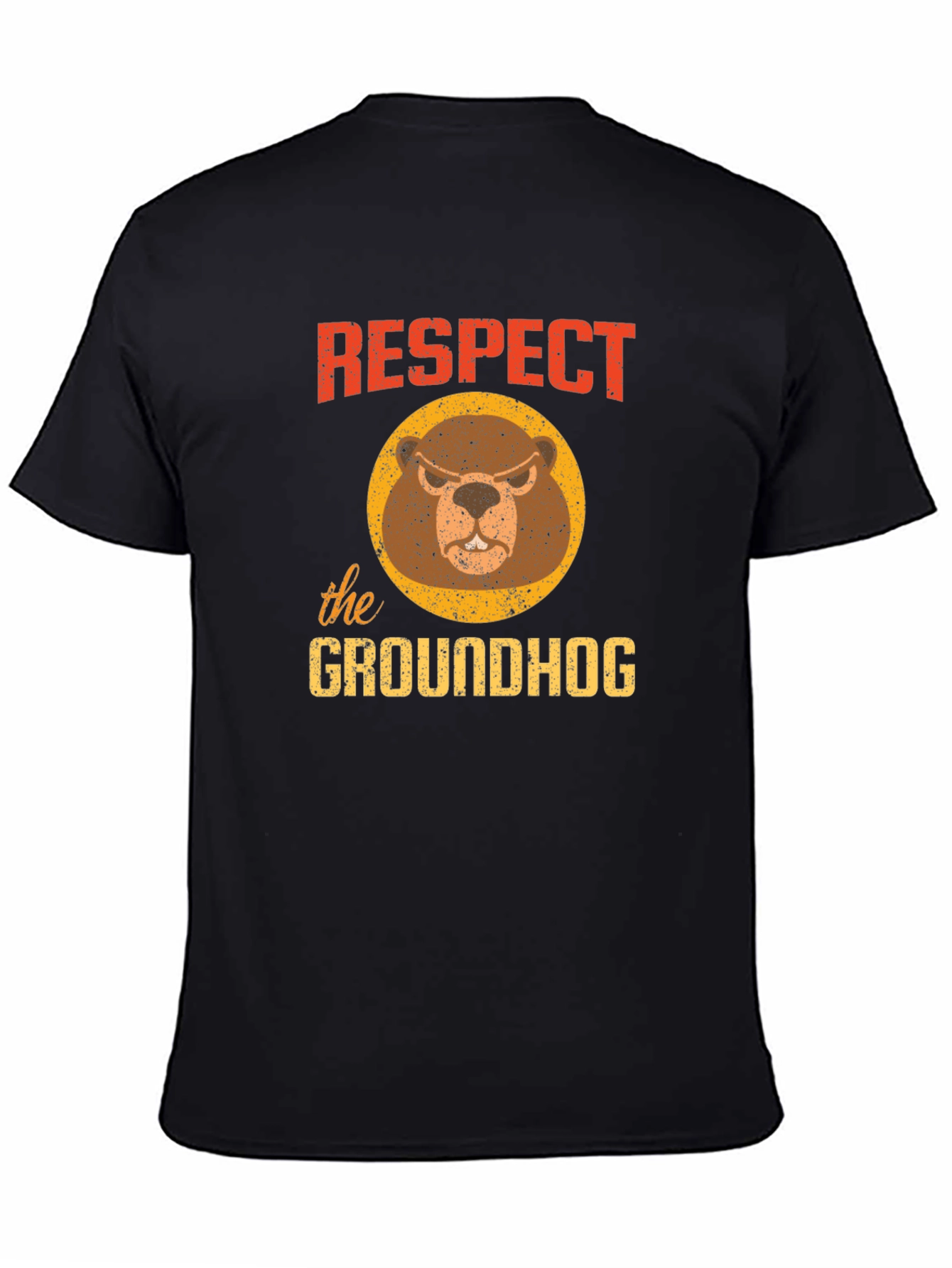 Respect the Groundhog Graphic Tee