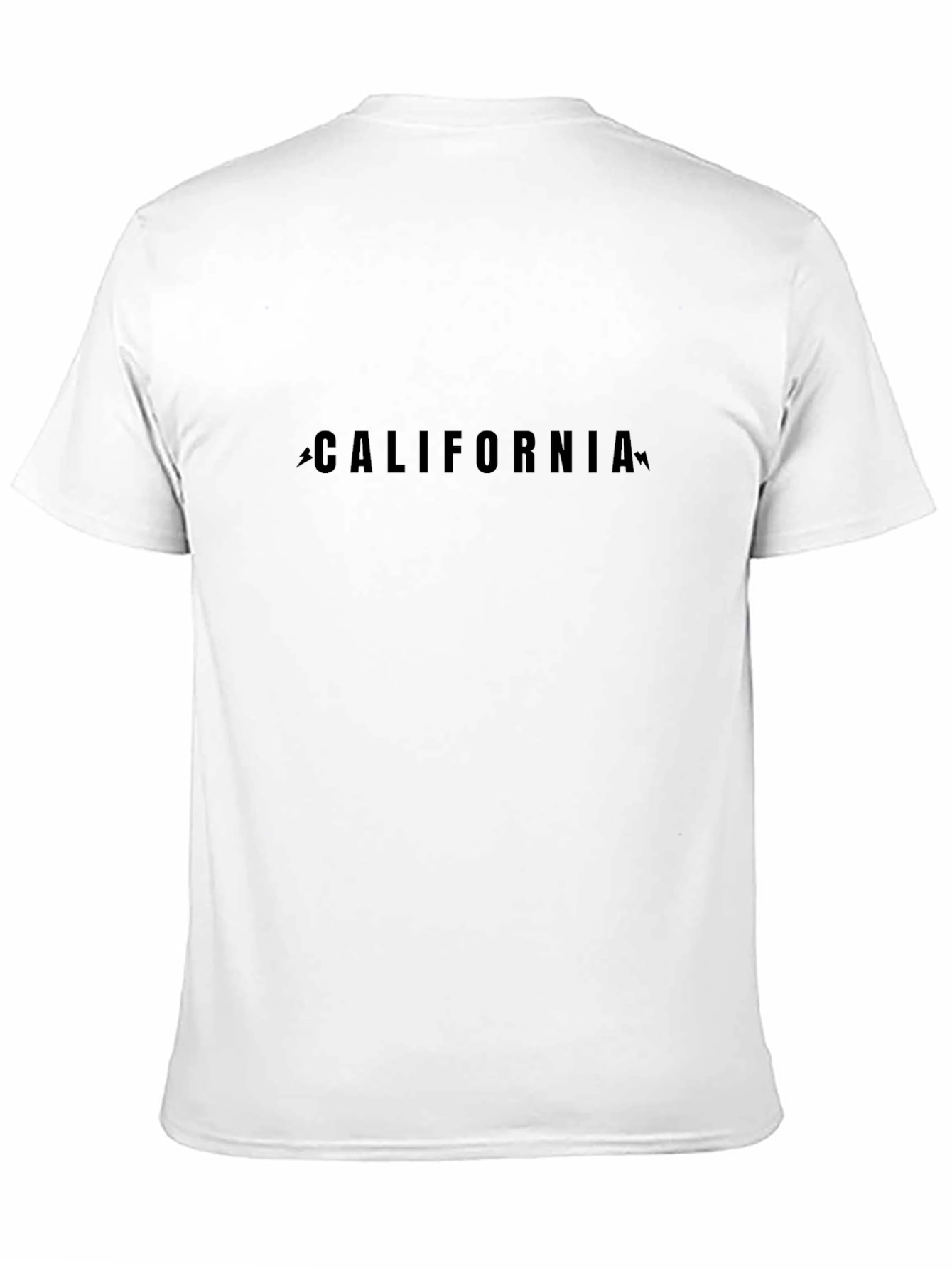 California Black Print T-Shirt