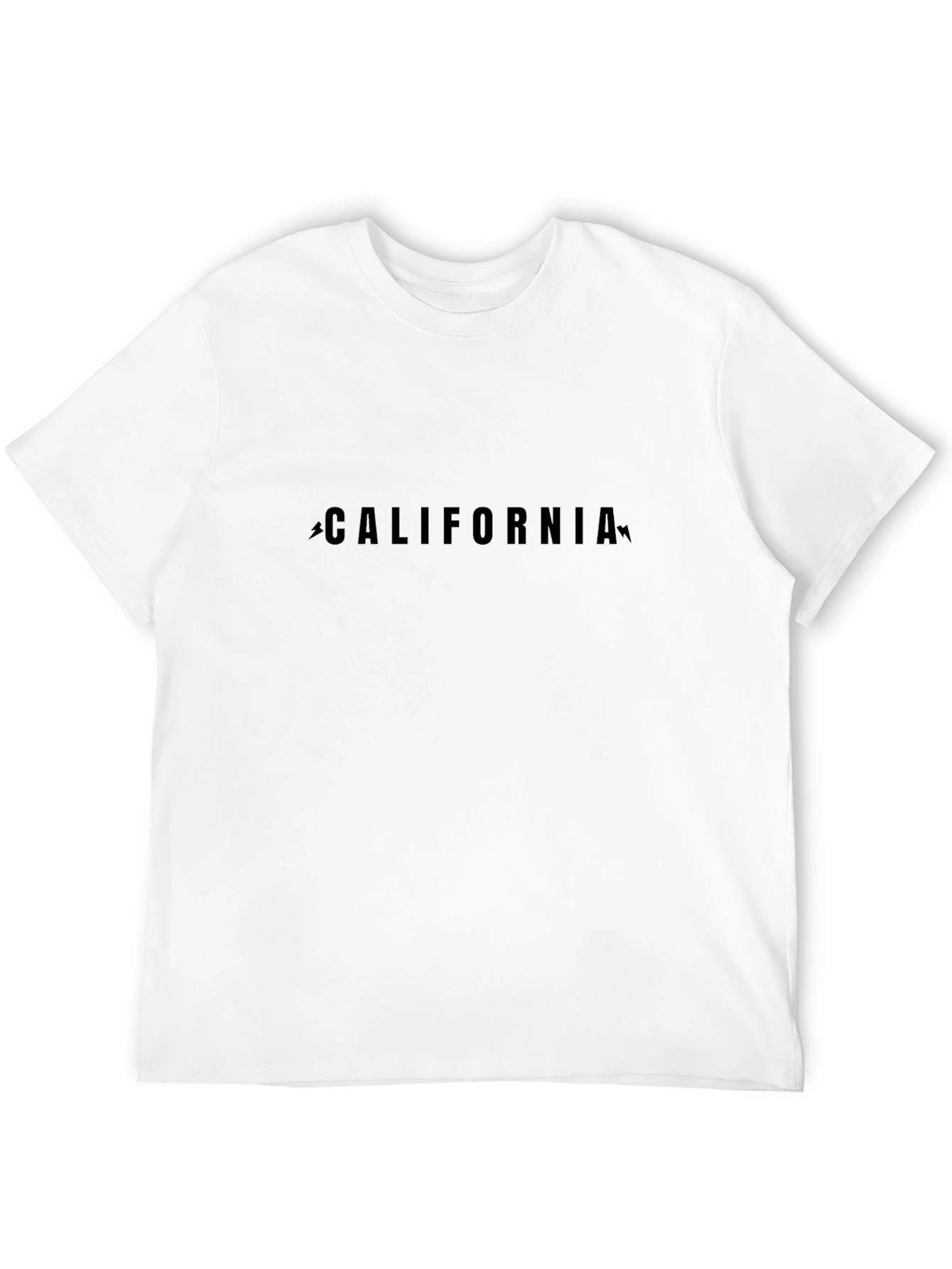California Black Print T-Shirt