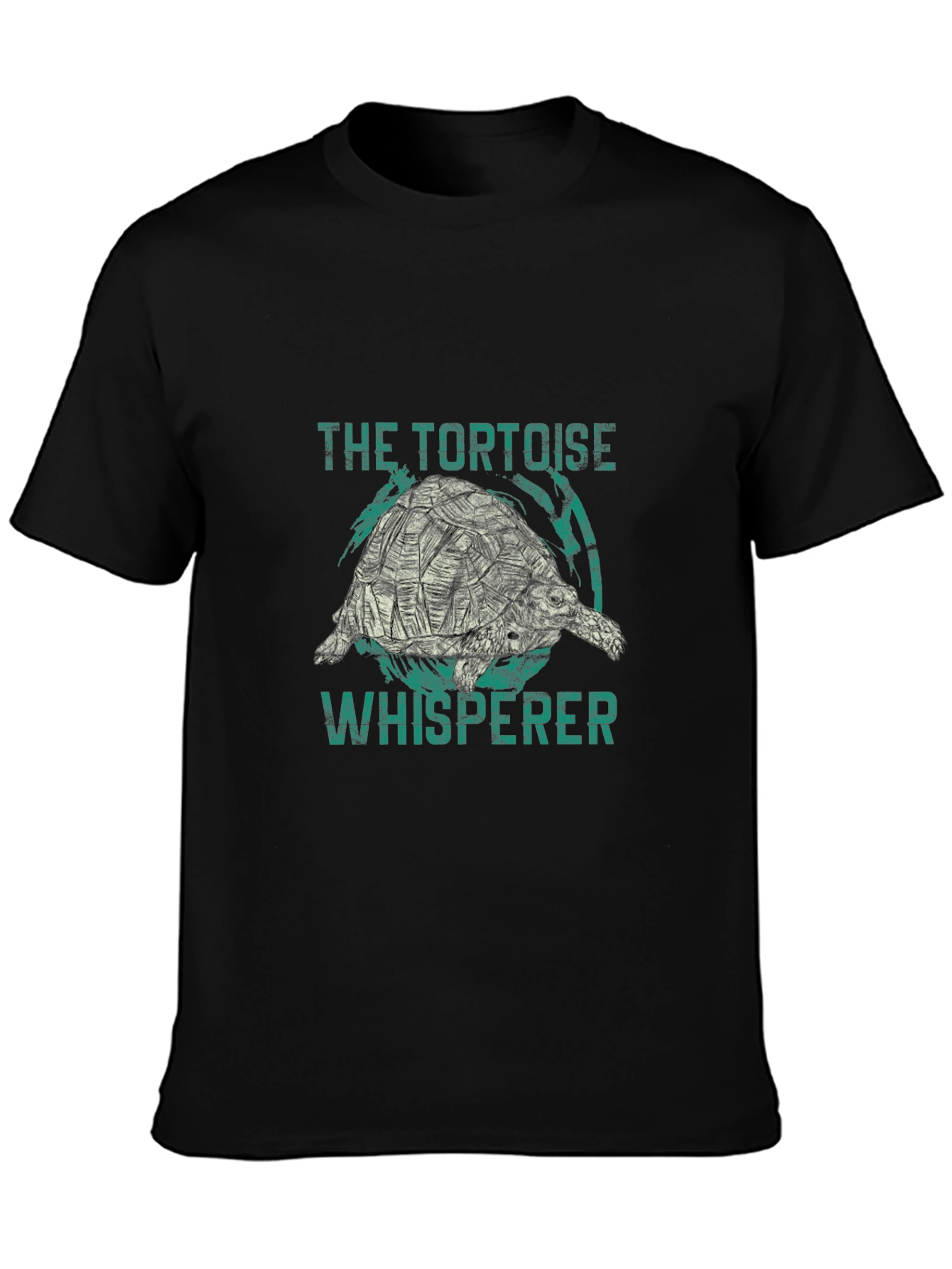 Tortoise Whisperer Graphic T-Shirt - Black