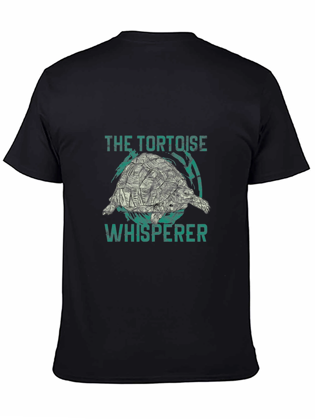 Tortoise Whisperer Graphic T-Shirt - Black