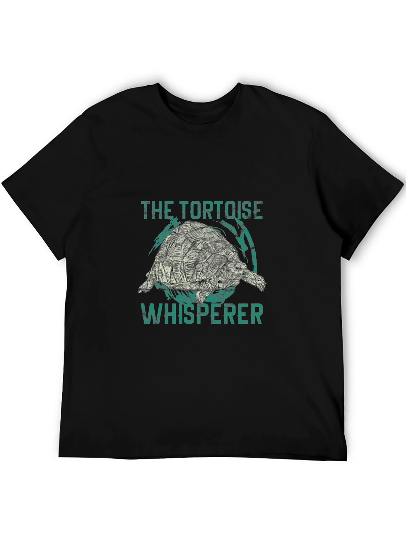 Tortoise Whisperer Graphic T-Shirt - Black
