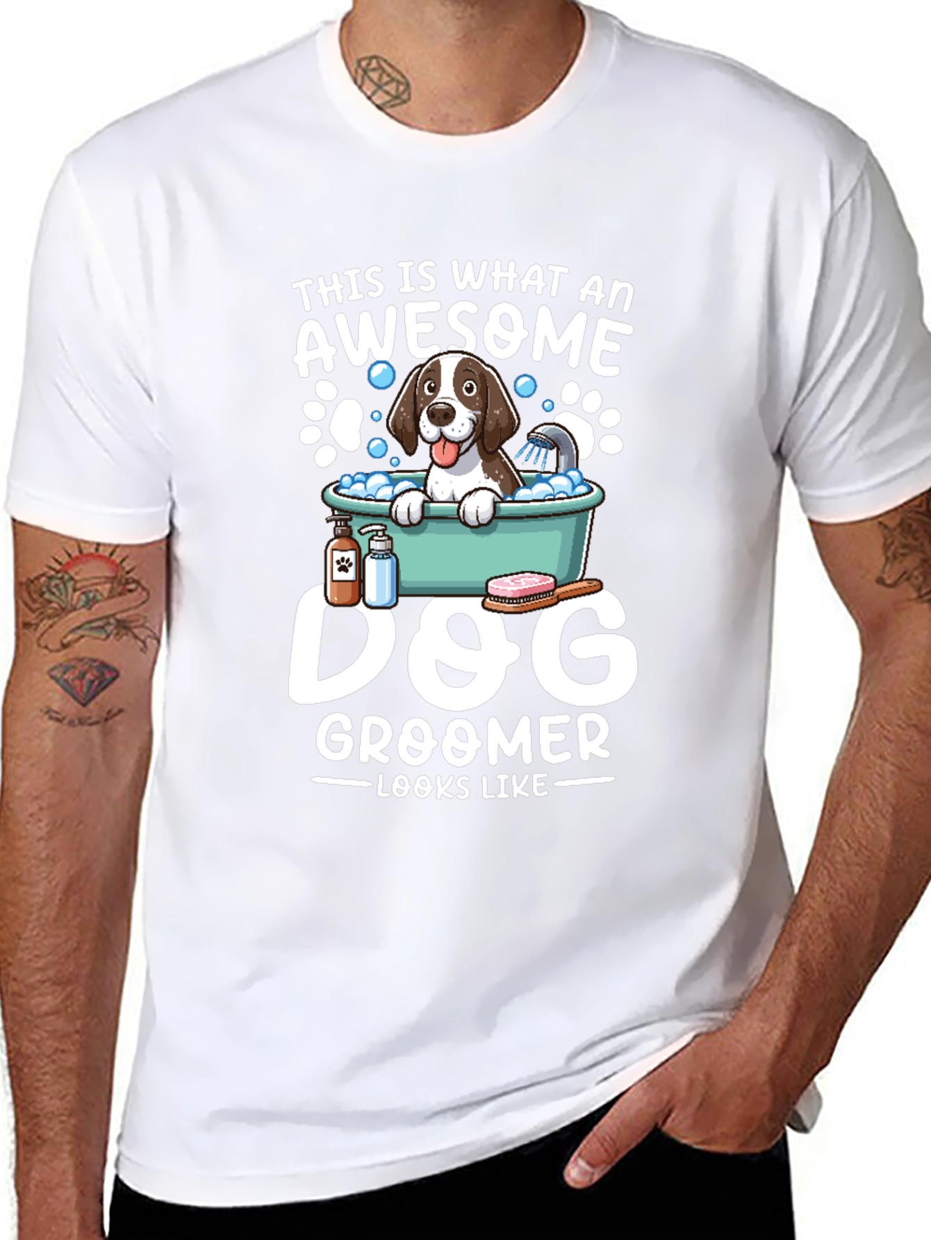 Awesome Dog Groomer T-Shirt