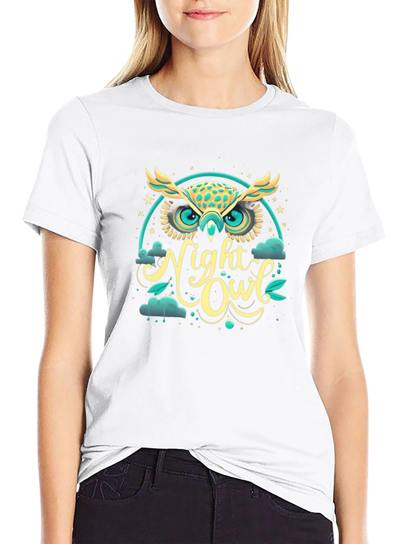 Night Owl Graphic T-Shirt - Soft Cotton Tee