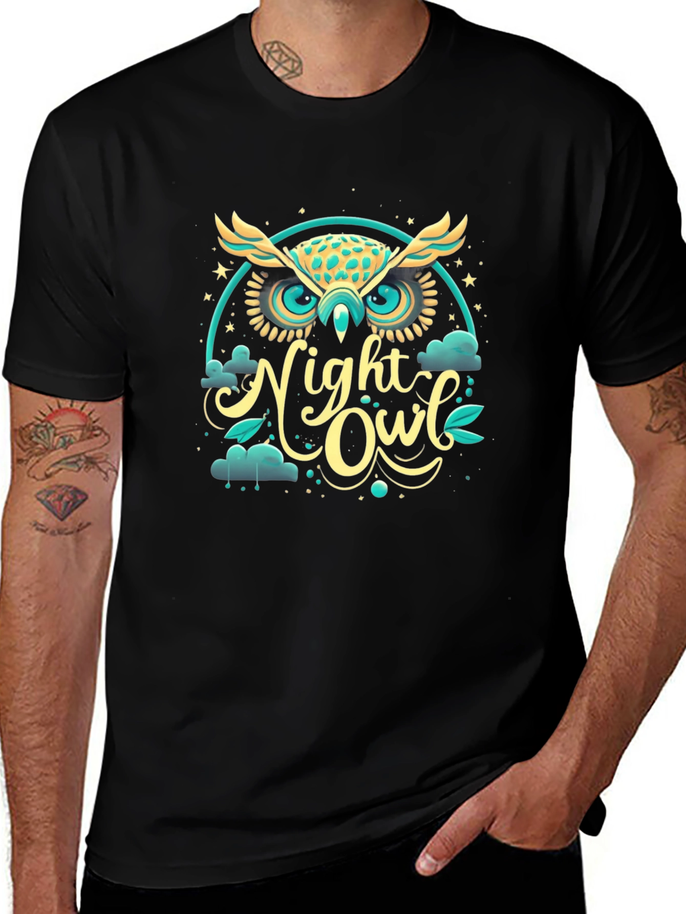 Night Owl Graphic T-Shirt - Soft Cotton Tee
