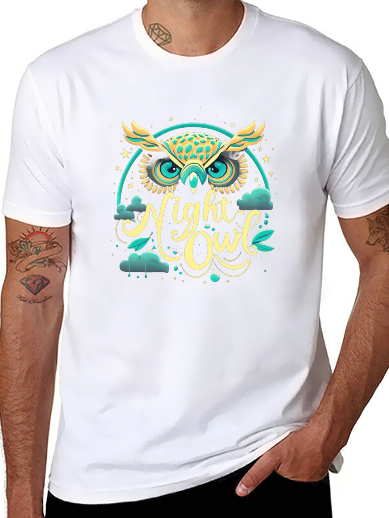 Night Owl Graphic T-Shirt - Soft Cotton Tee