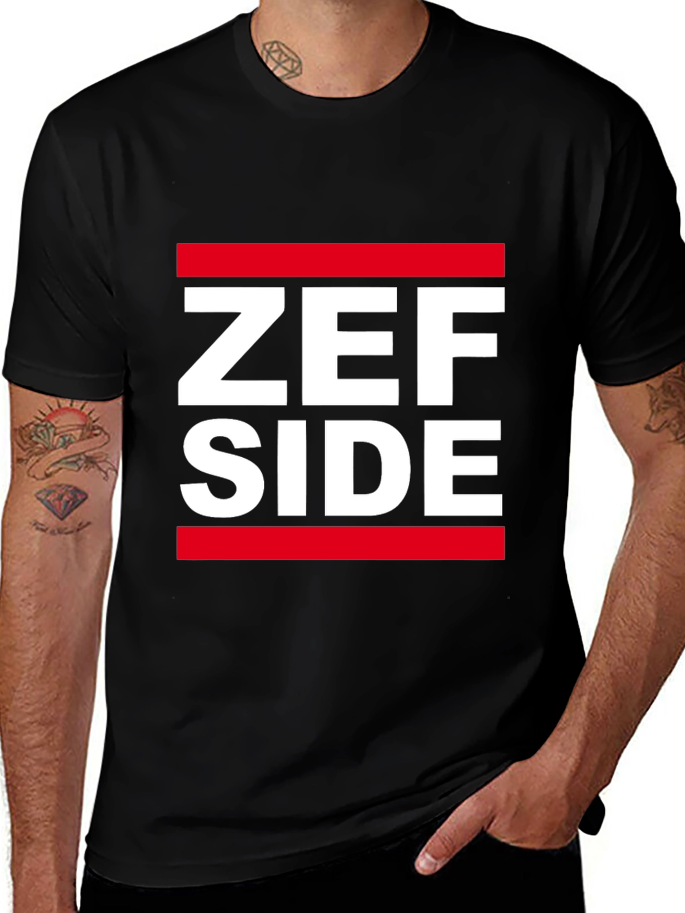 Zef Side Graphic Tee - Bold Streetwear Style