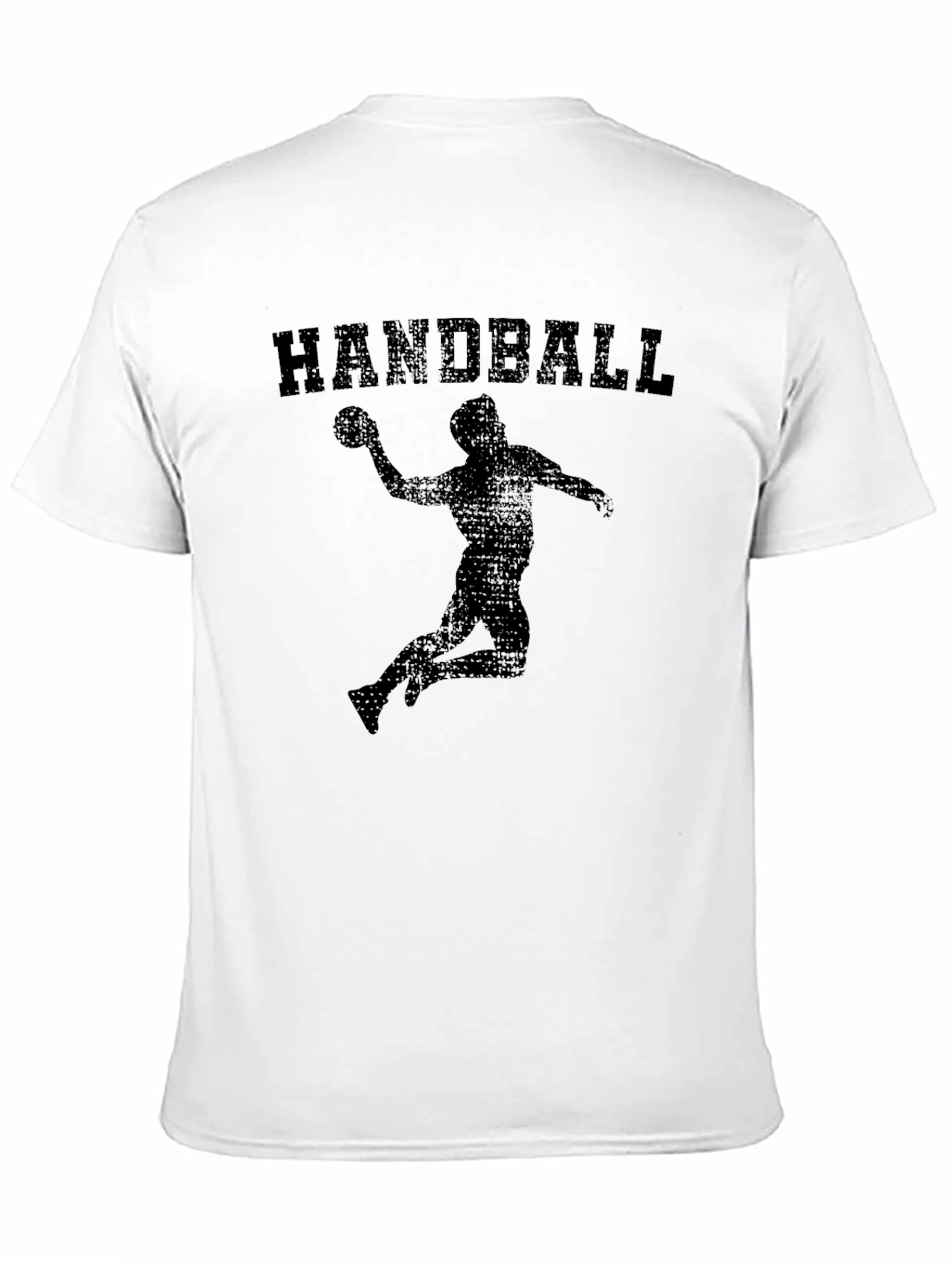 Handball Player Black T-Shirt