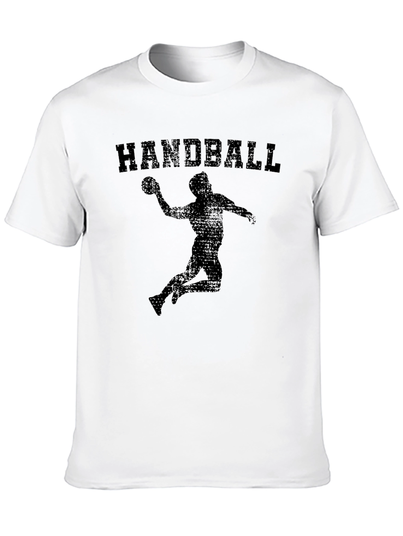Handball Player Black T-Shirt