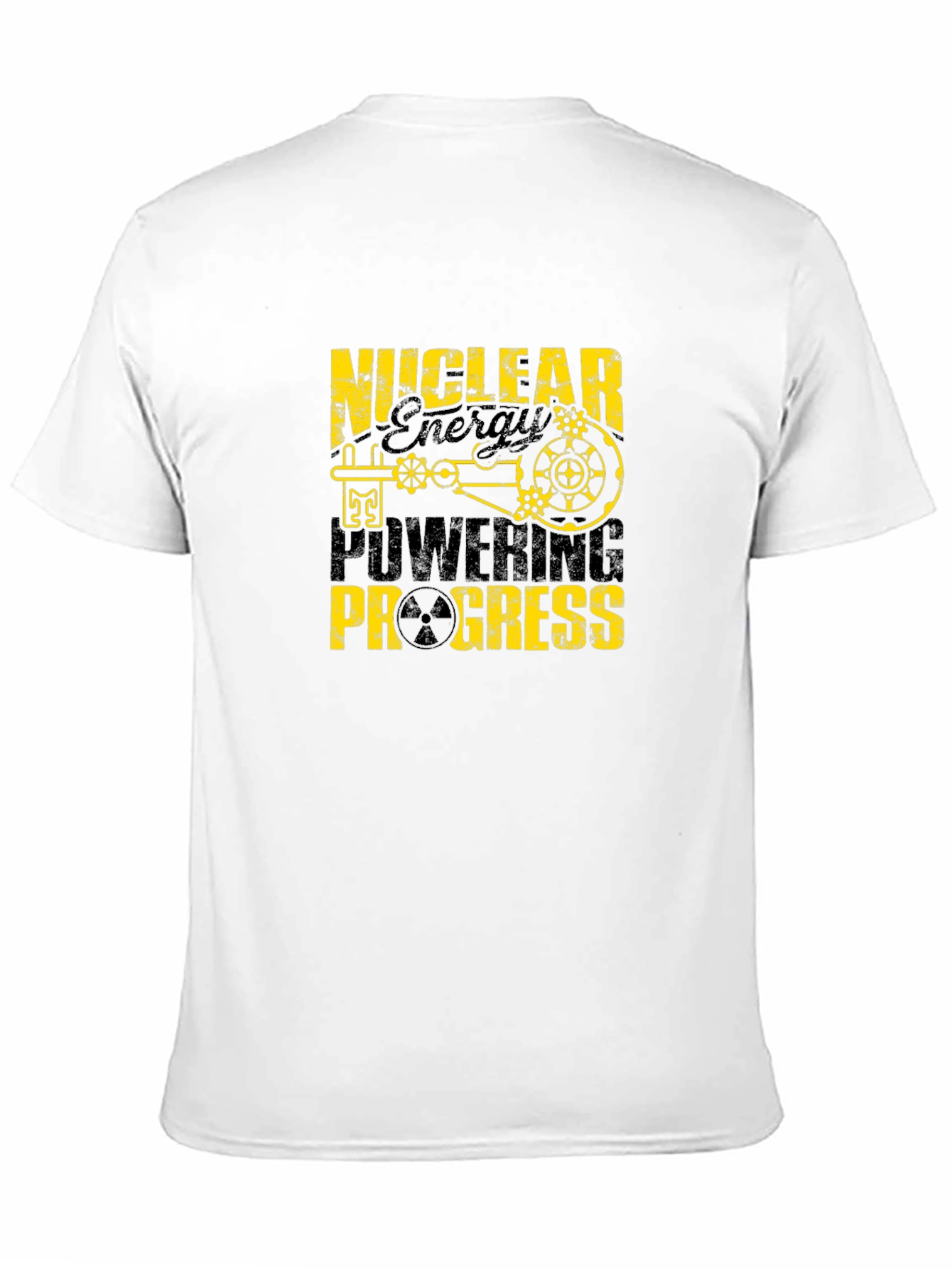 Nuclear Energy Powering Progress Black T-Shirt