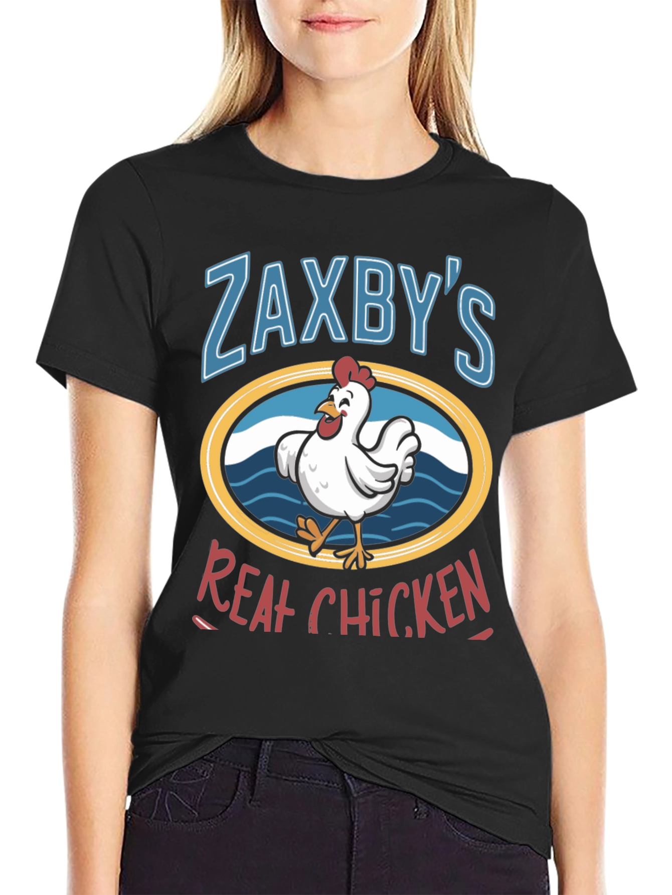 Zaxbys Real Chicken Graphic T-Shirt