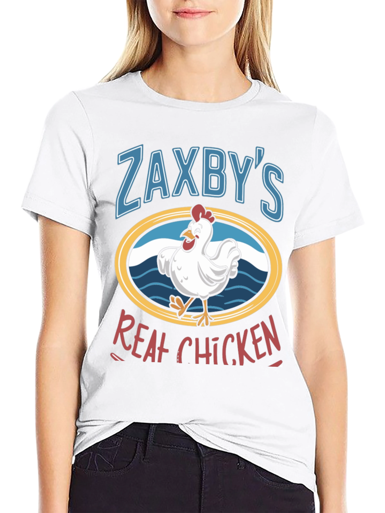 Zaxbys Real Chicken Graphic T-Shirt