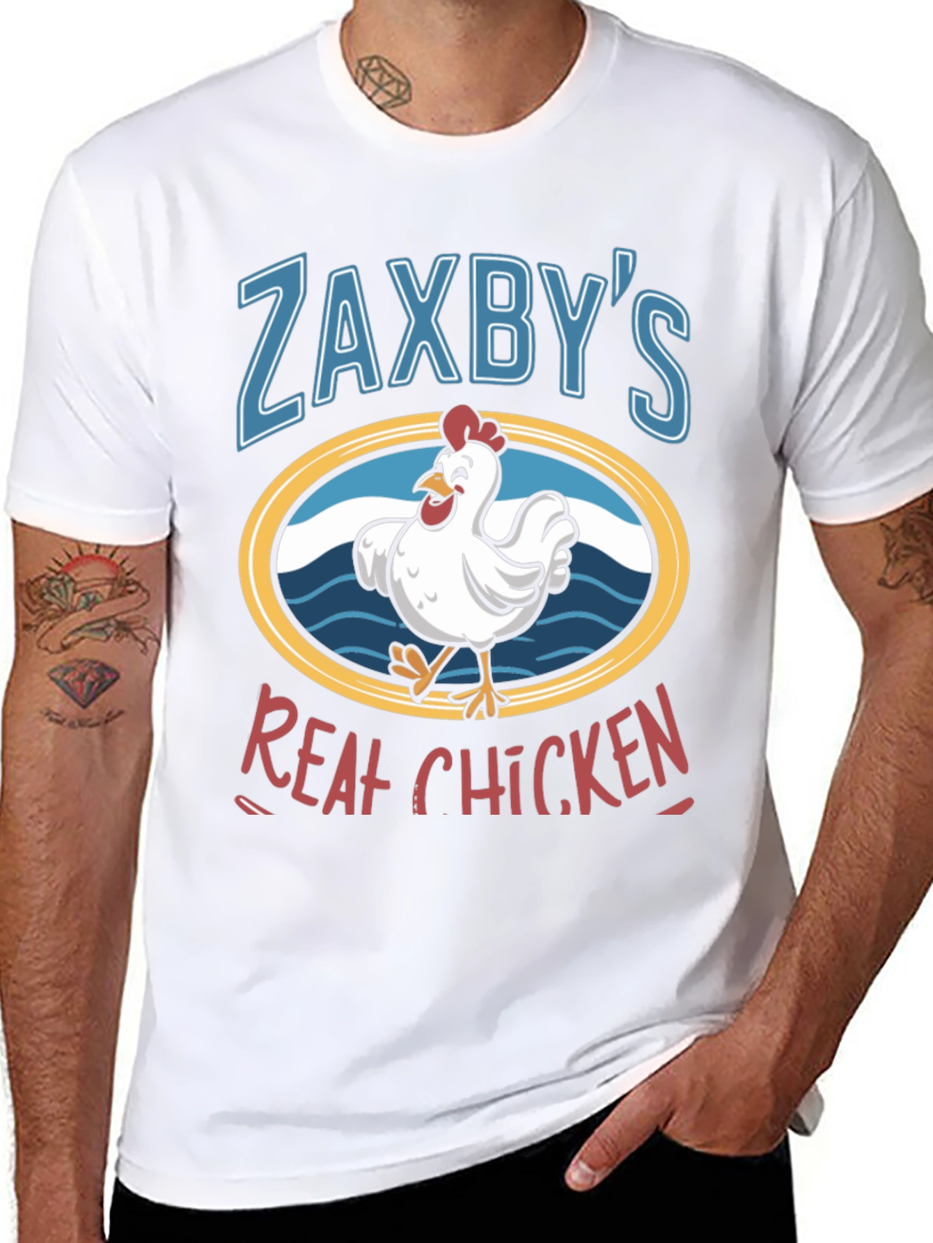 Zaxbys Real Chicken Graphic T-Shirt