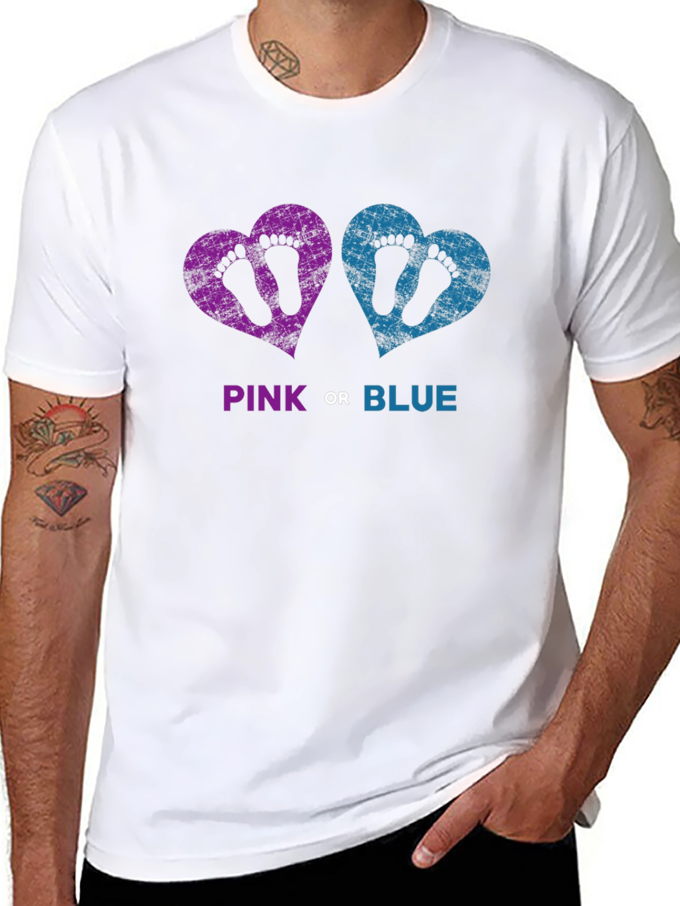 Pink or Blue Gender Reveal T-Shirt