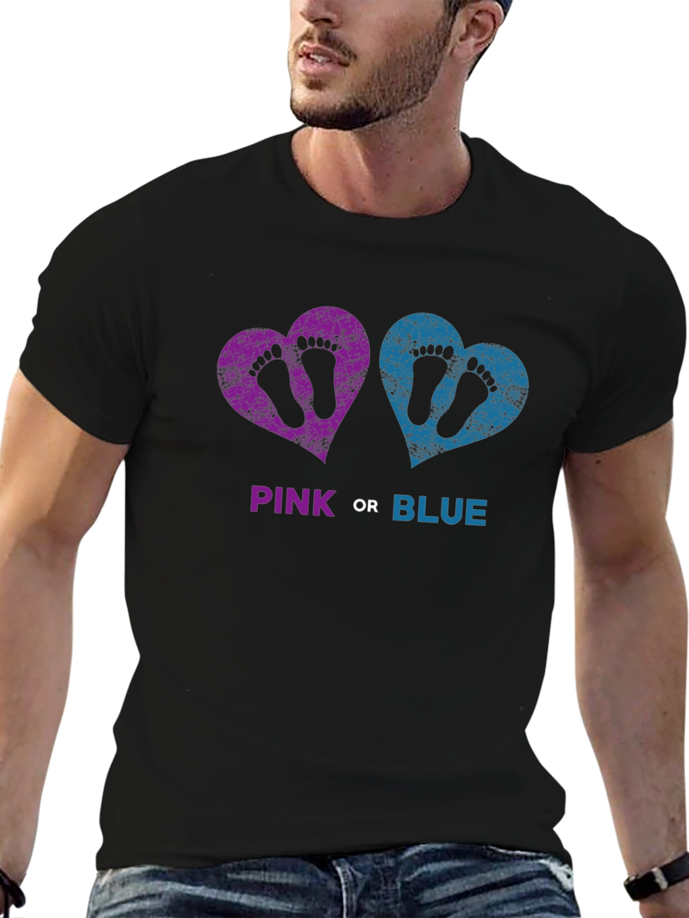 Pink or Blue Gender Reveal T-Shirt