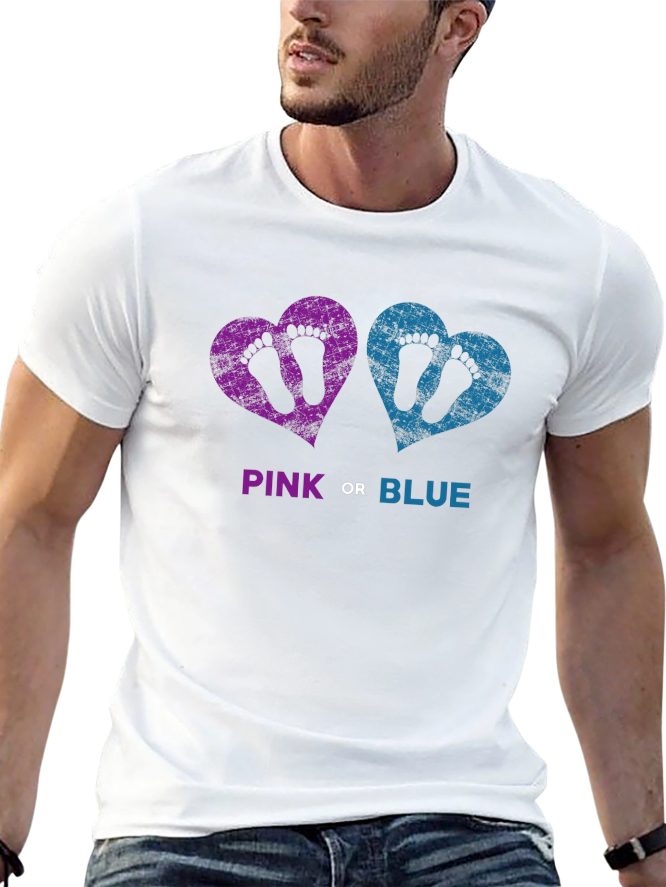 Pink or Blue Gender Reveal T-Shirt