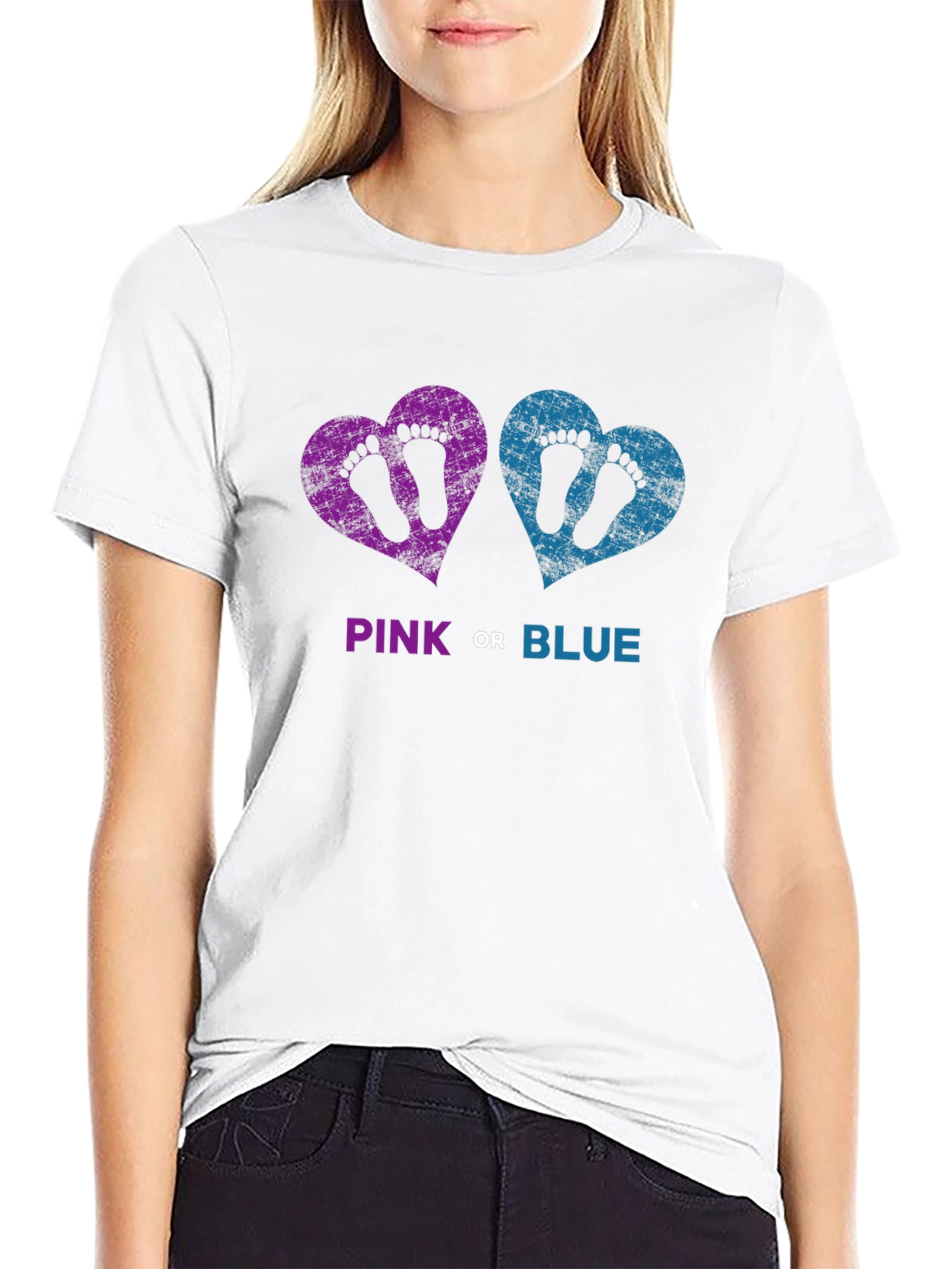 Pink or Blue Gender Reveal T-Shirt