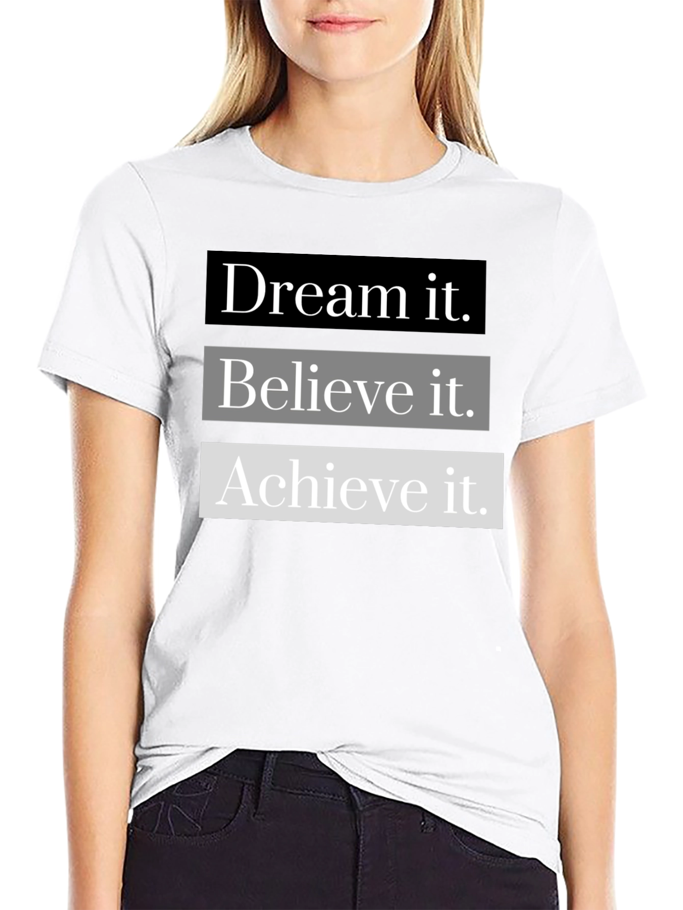 Dream Believe Achieve Graphic T-Shirt