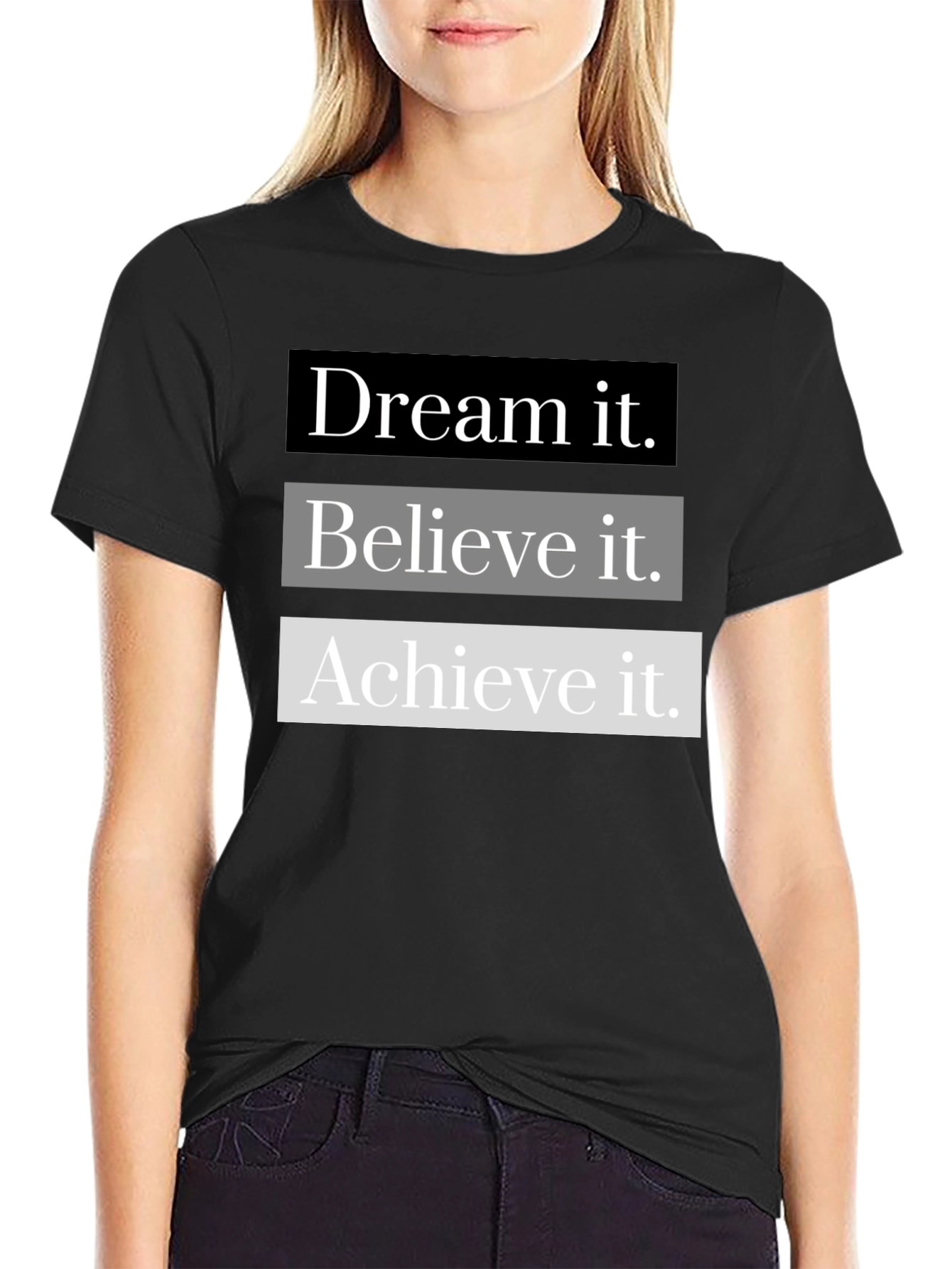 Dream Believe Achieve Graphic T-Shirt