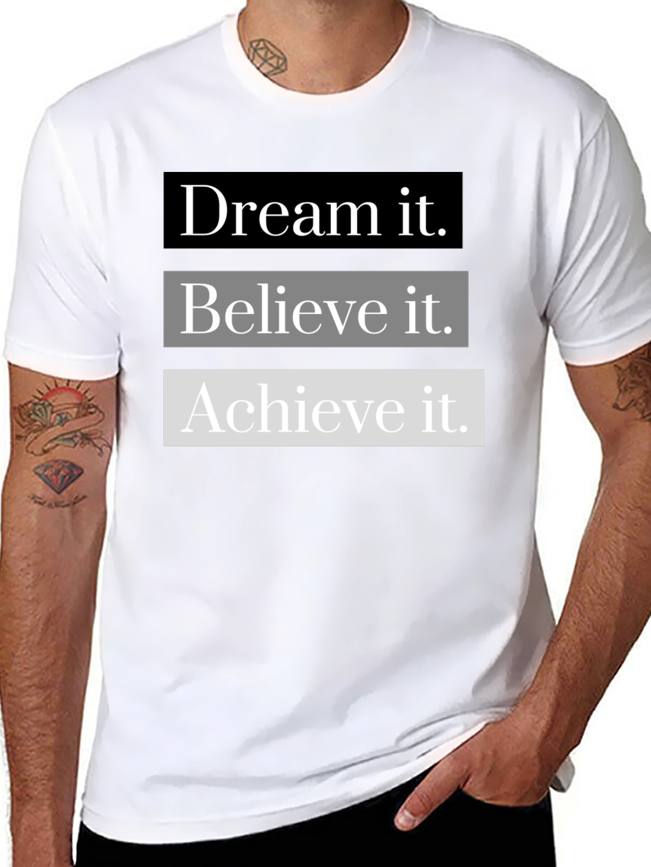 Dream Believe Achieve Graphic T-Shirt