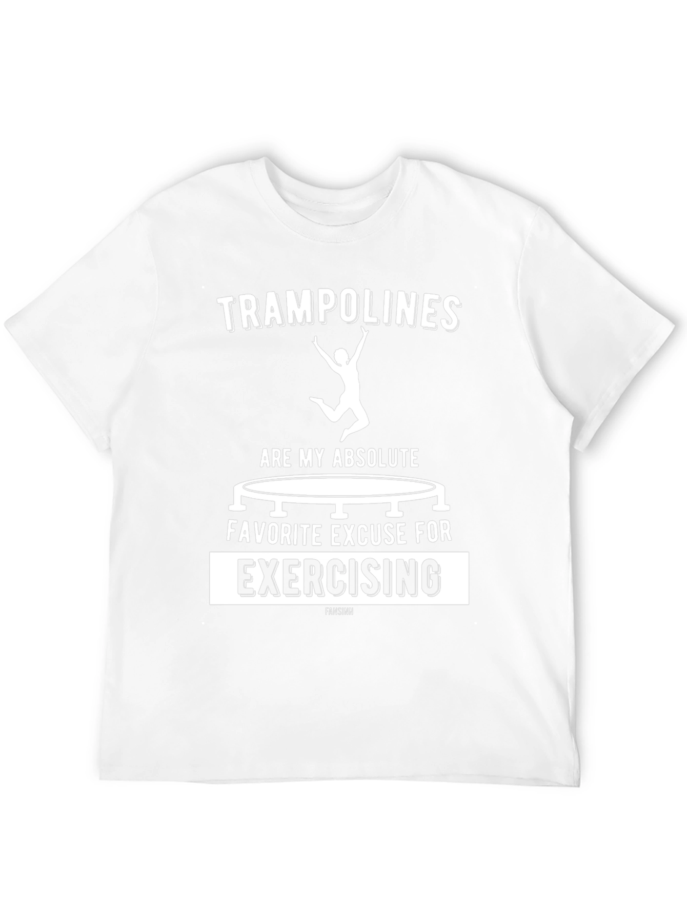 Trampoline Exercise T-Shirt Funny Graphic Tee