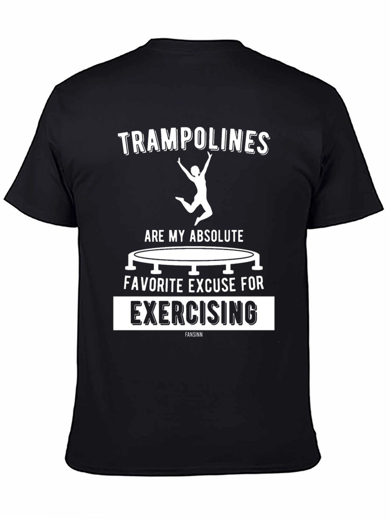 Trampoline Exercise T-Shirt Funny Graphic Tee
