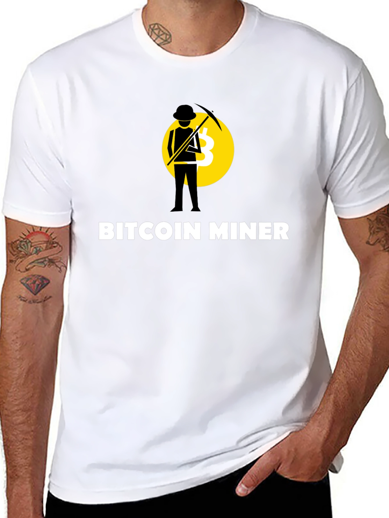 Bitcoin Miner Graphic Tee - Crypto Enthusiast T-Shirt