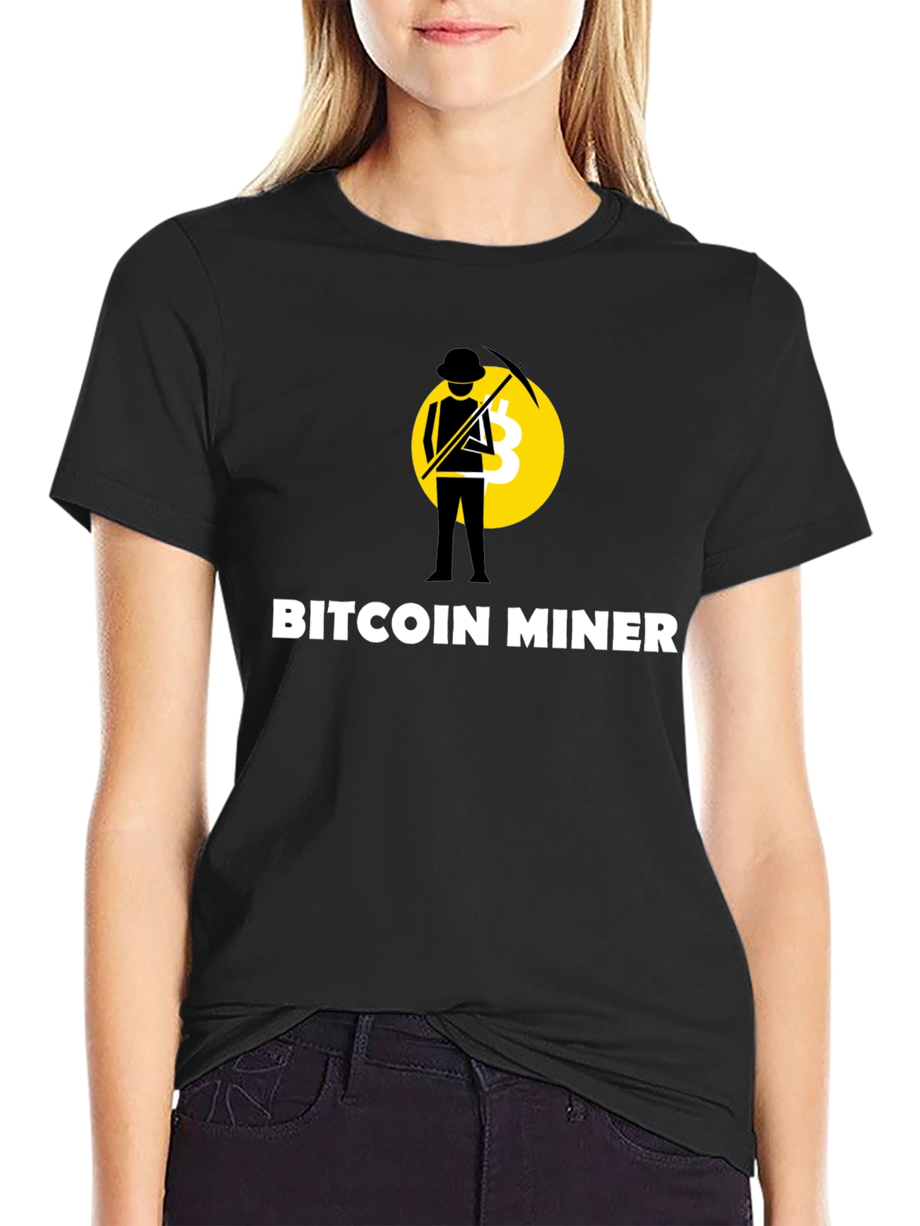 Bitcoin Miner Graphic Tee - Crypto Enthusiast T-Shirt