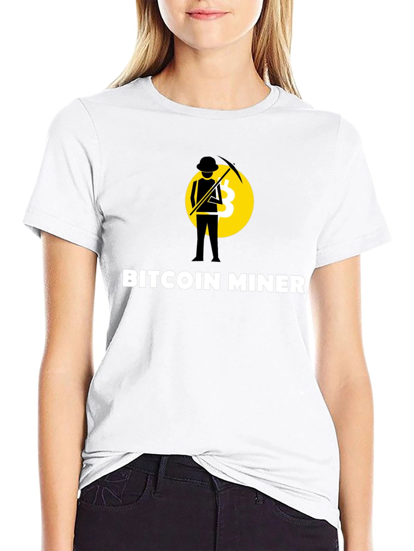 Bitcoin Miner Graphic Tee - Crypto Enthusiast T-Shirt