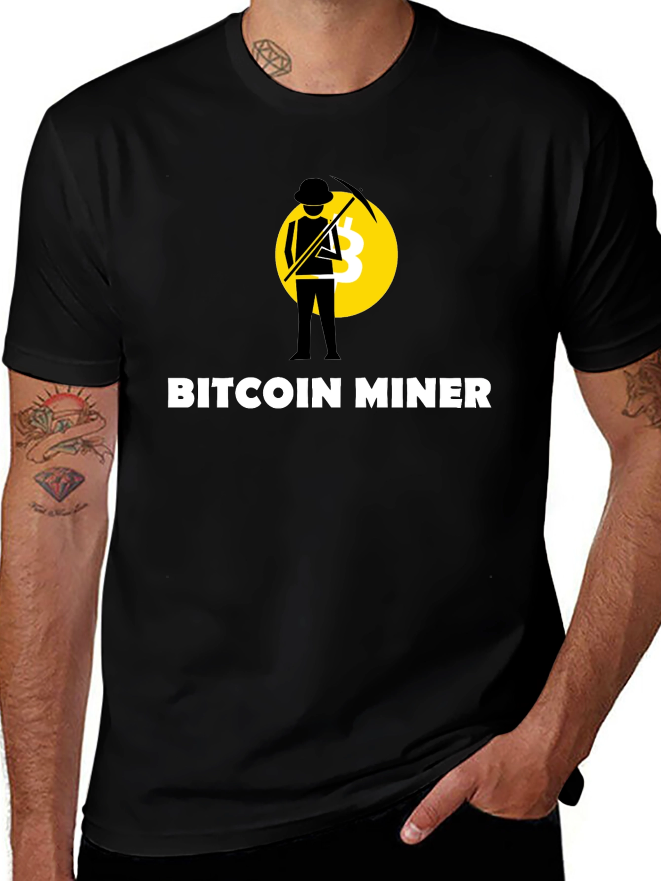Bitcoin Miner Graphic Tee - Crypto Enthusiast T-Shirt