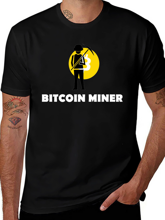 Bitcoin Miner Graphic Tee - Crypto Enthusiast T-Shirt