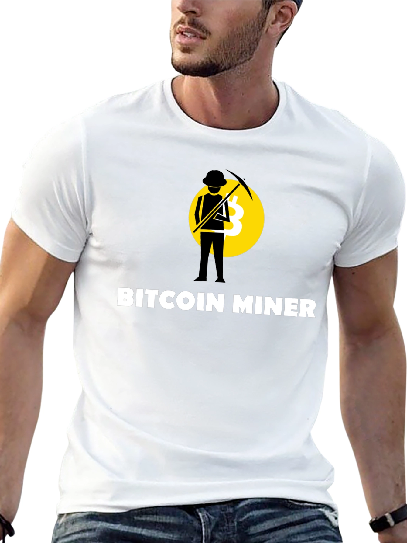 Bitcoin Miner Graphic Tee - Crypto Enthusiast T-Shirt