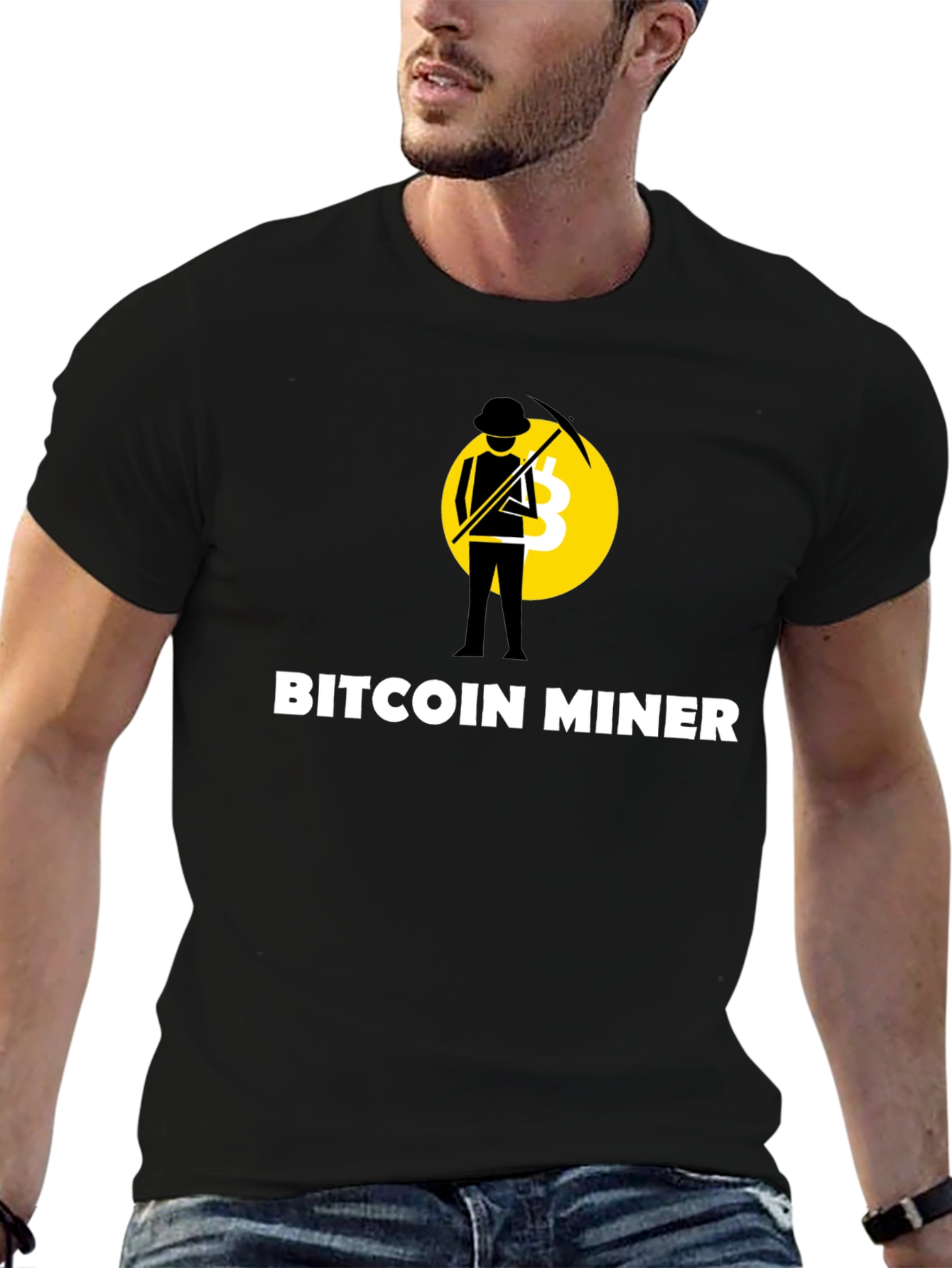 Bitcoin Miner Graphic Tee - Crypto Enthusiast T-Shirt